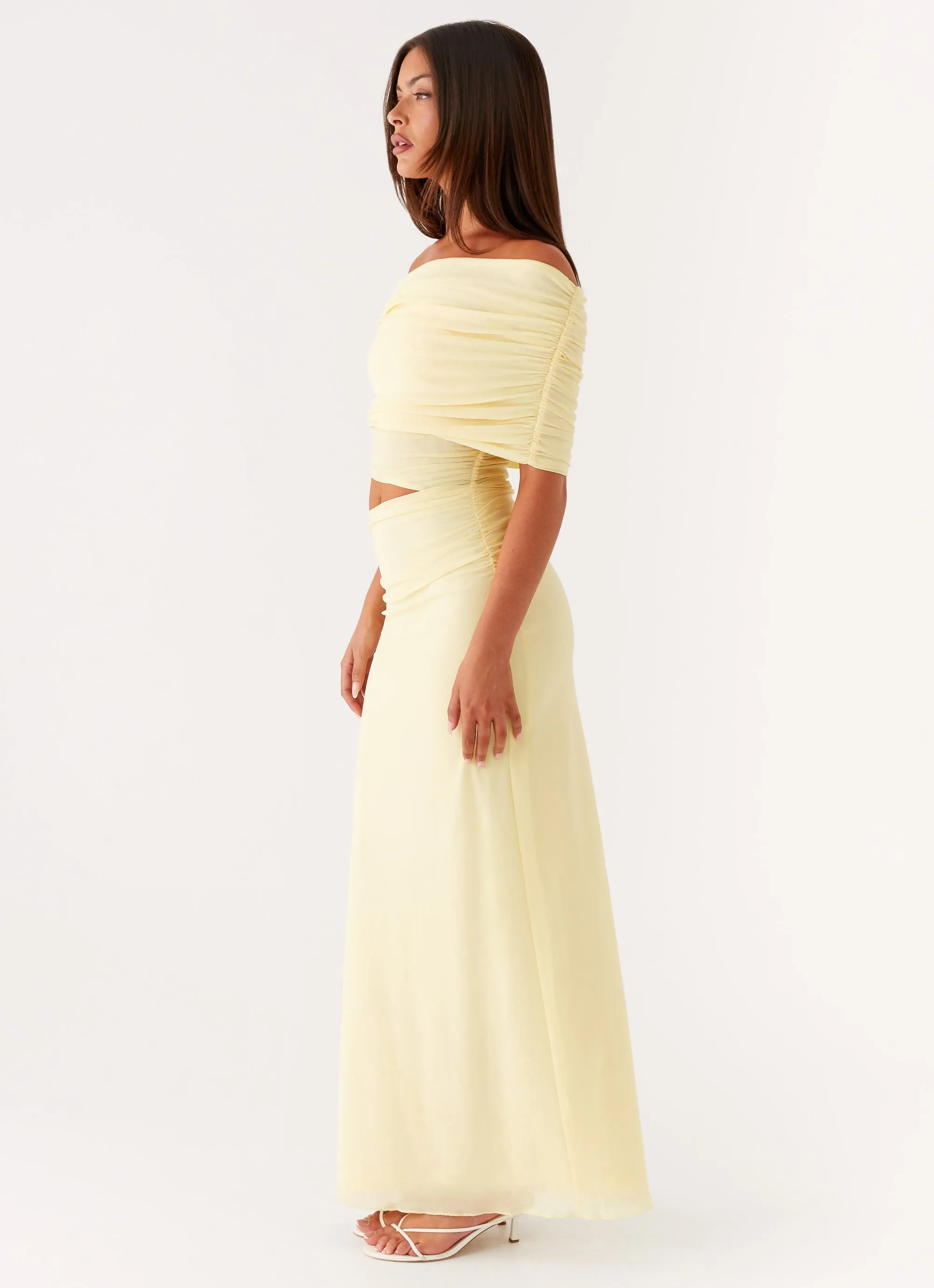 Radiant Mood Gillian Maxi Dress - Yellow