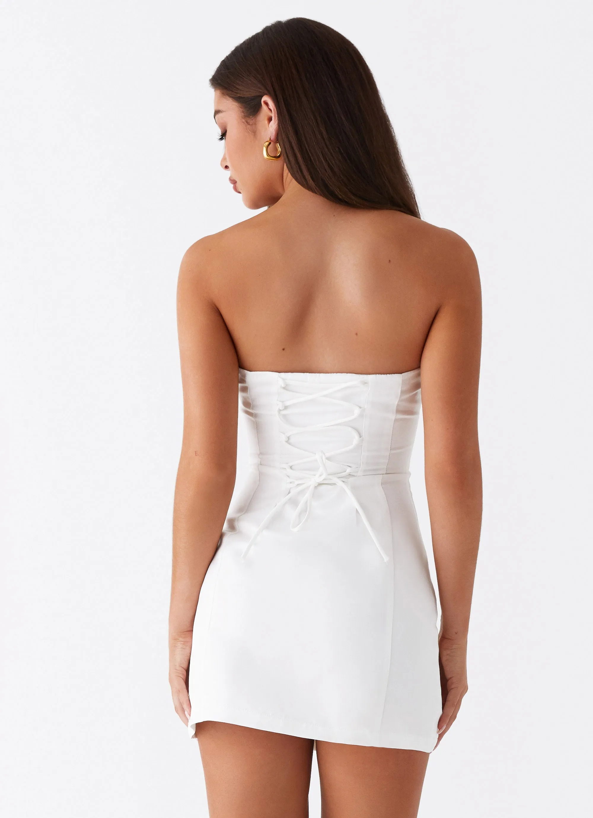 Comfort Mood Sustainable Fabric Good Lies Mini Dress - White