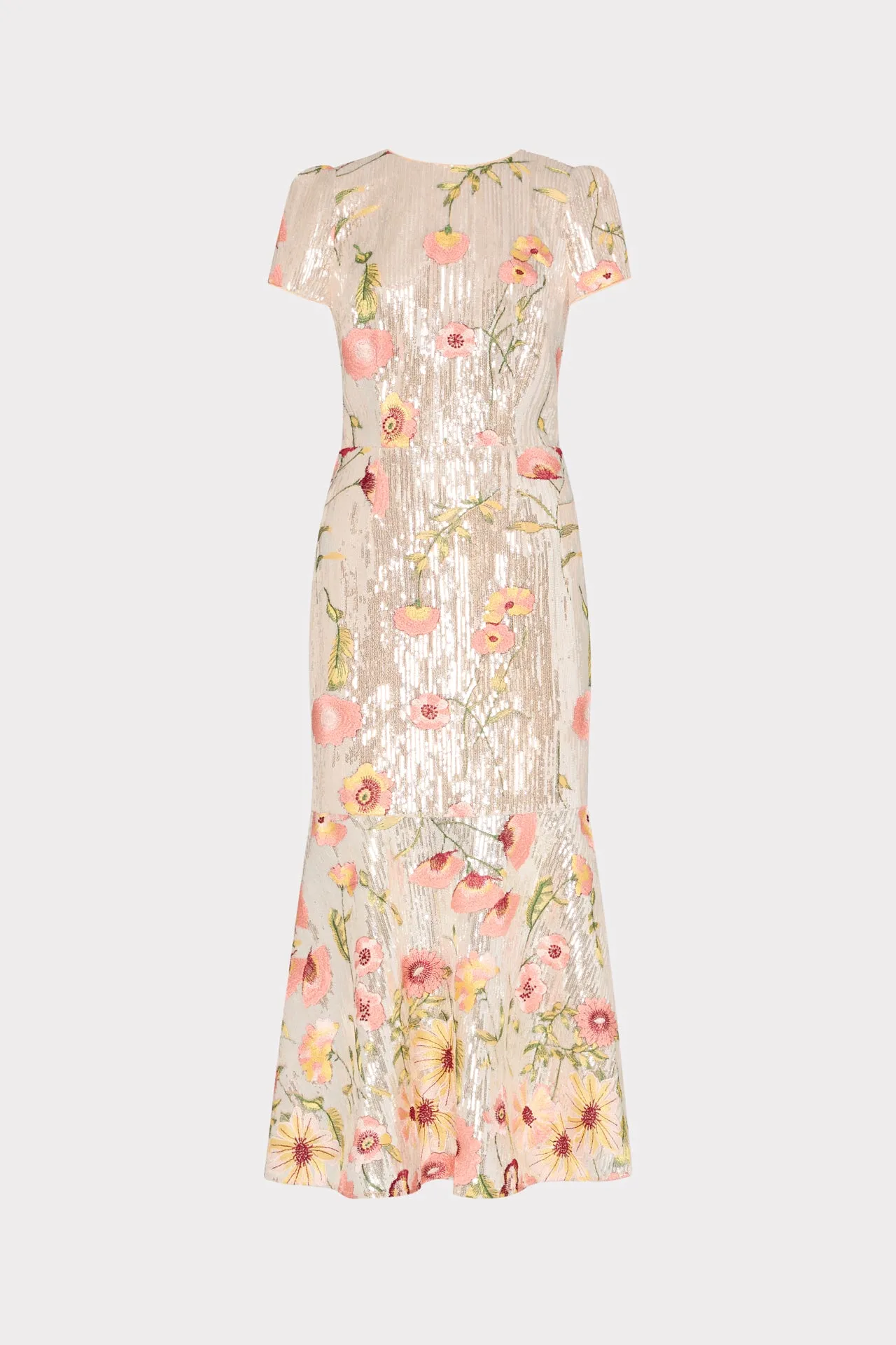 Flexible Mood Tahlia Floral Sequins Embroidery Dress
