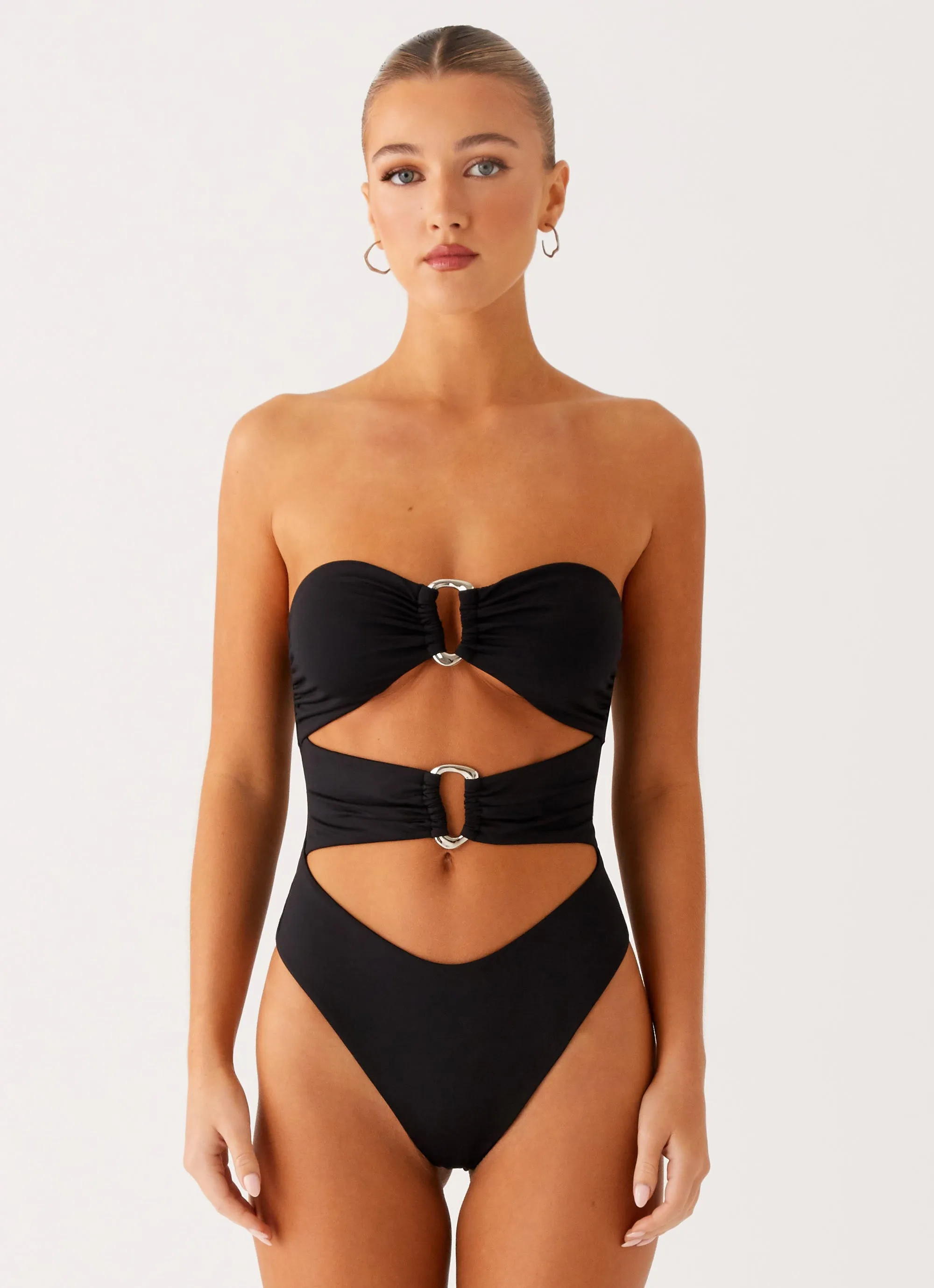 Ultra Light Fabric Grenada One Piece Swimsuit - Black
