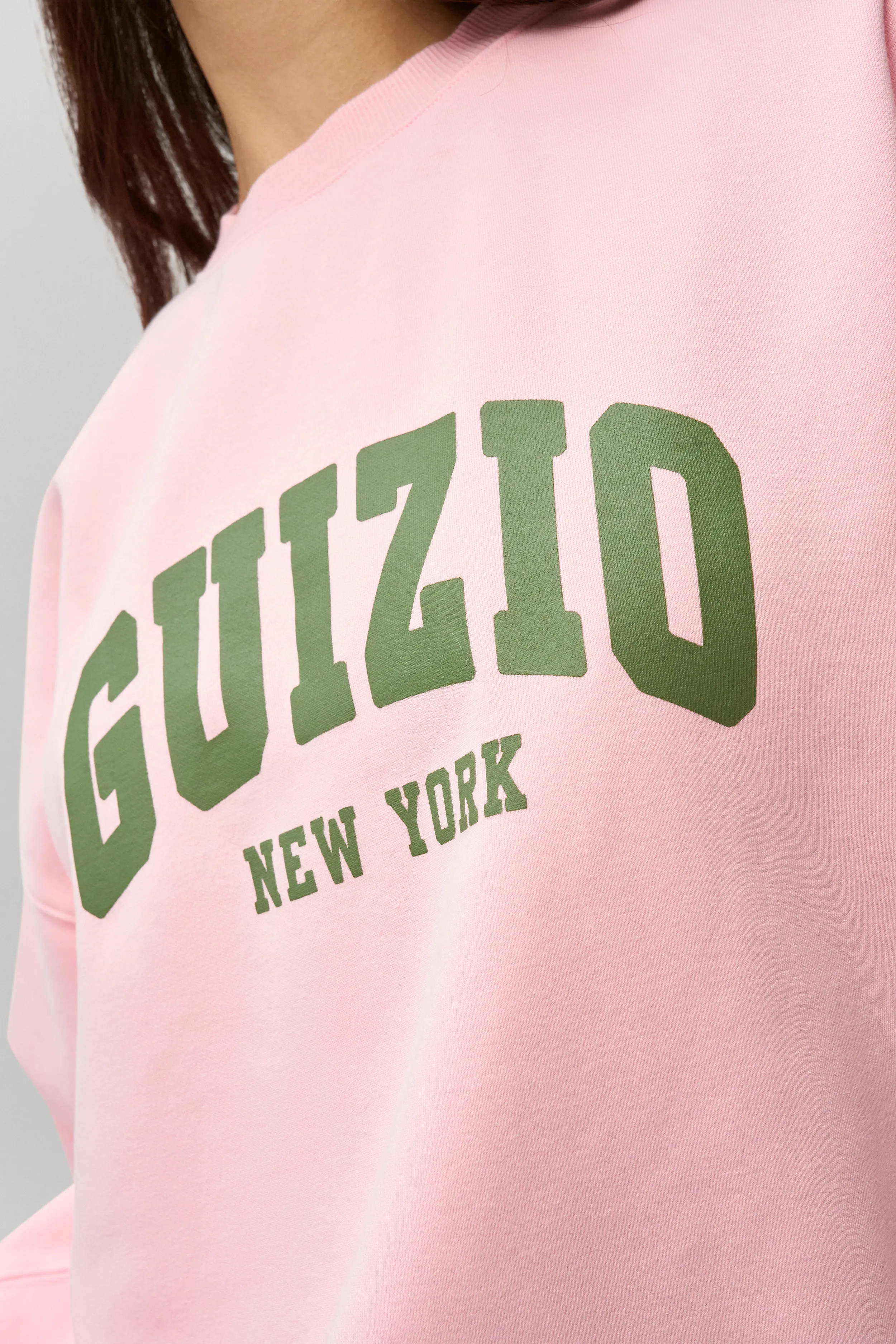 Guizio Fleece Crewneck No Fuss WrinkleResistant Knit