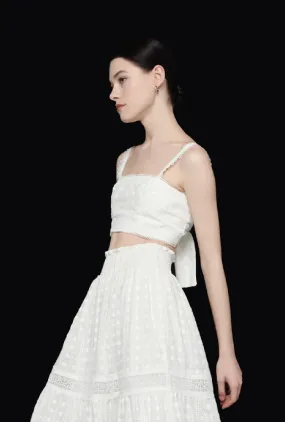 ANGELA MAXI SKIRT WHITE Functional Comfort