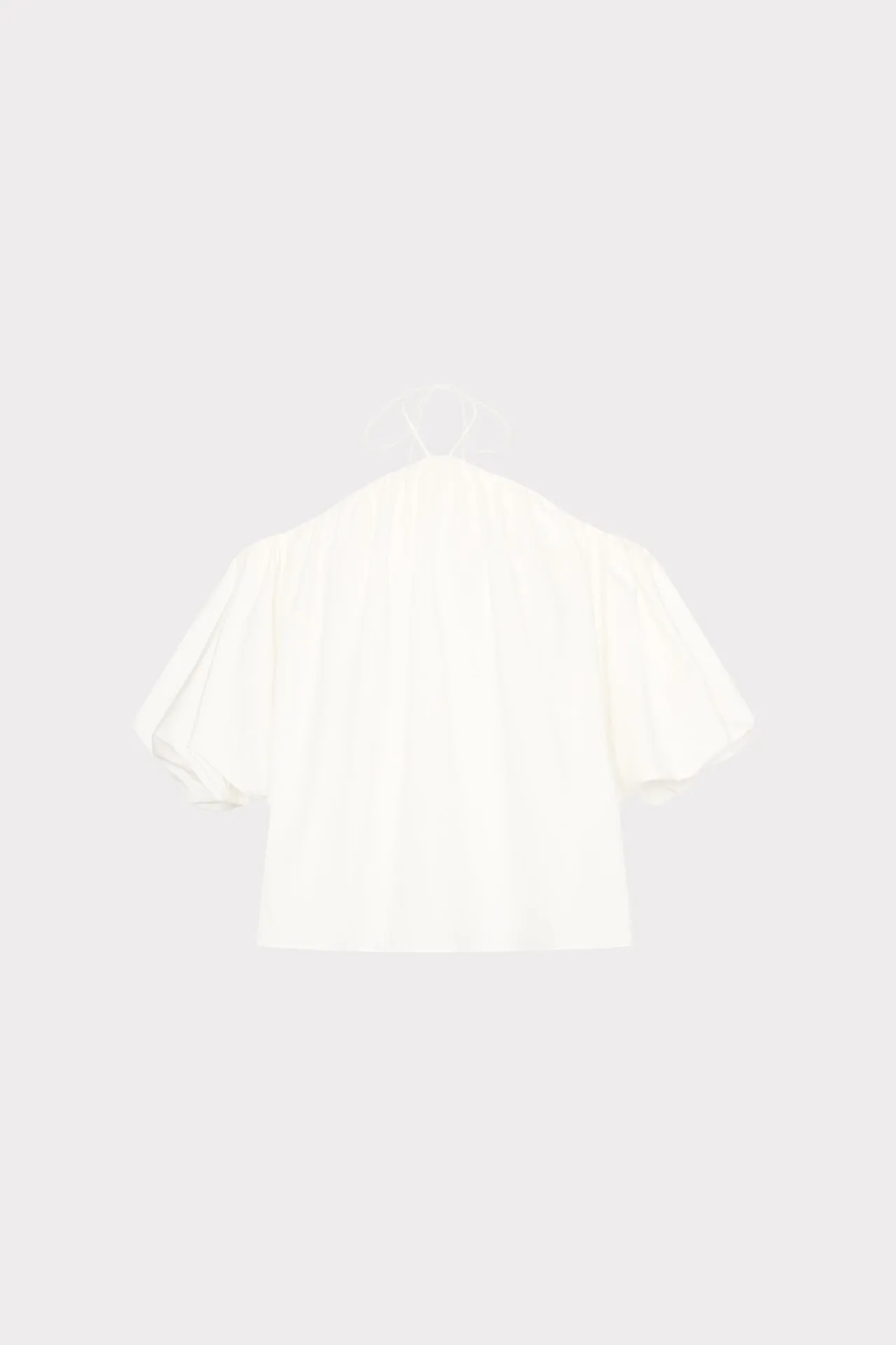 Quick Release Buttons Friction Resistant Shoulder Halter Poplin Off The Shoulder Top