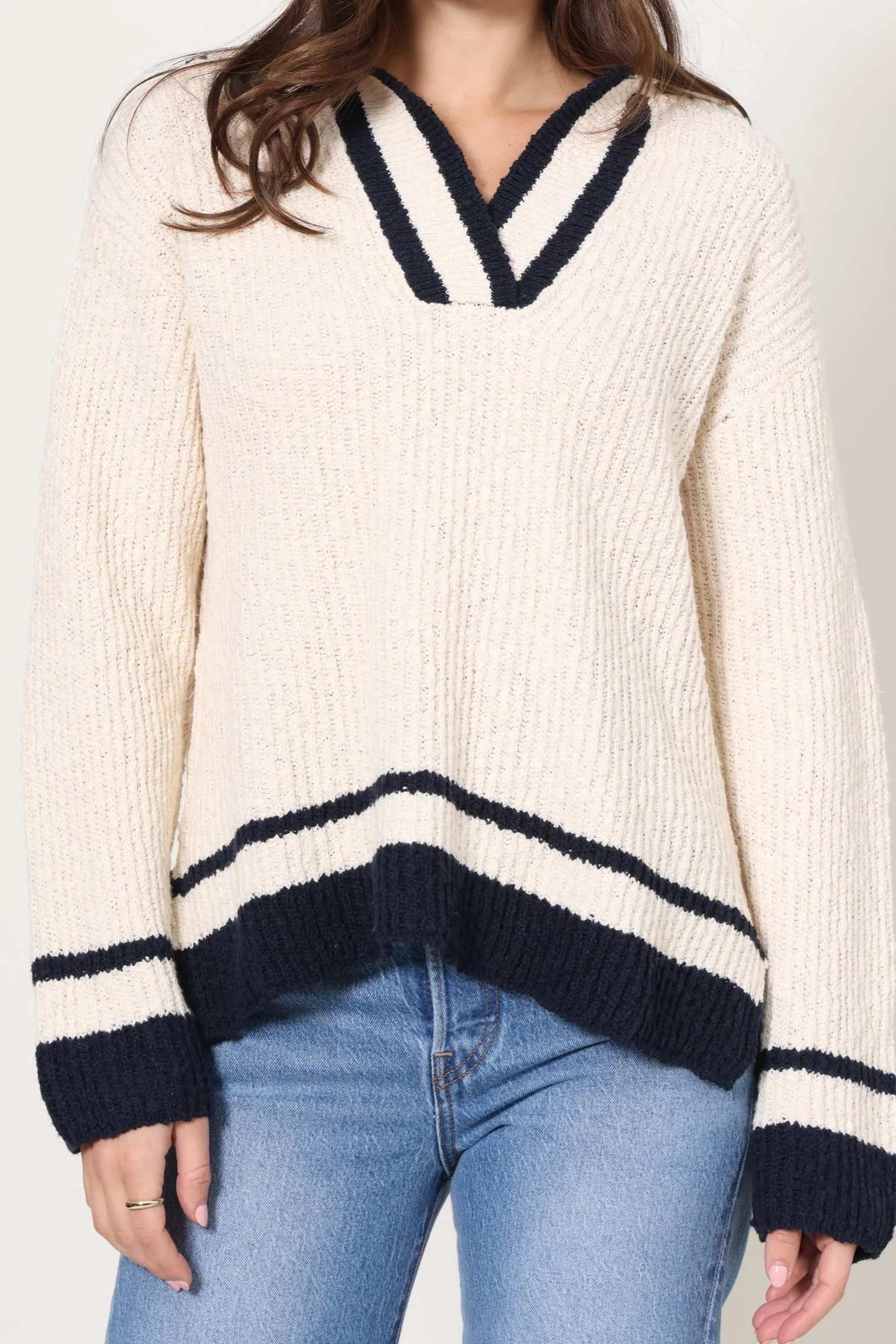 Hammond Polo Sweater Versatile Layering Piece Torsion Support Structure