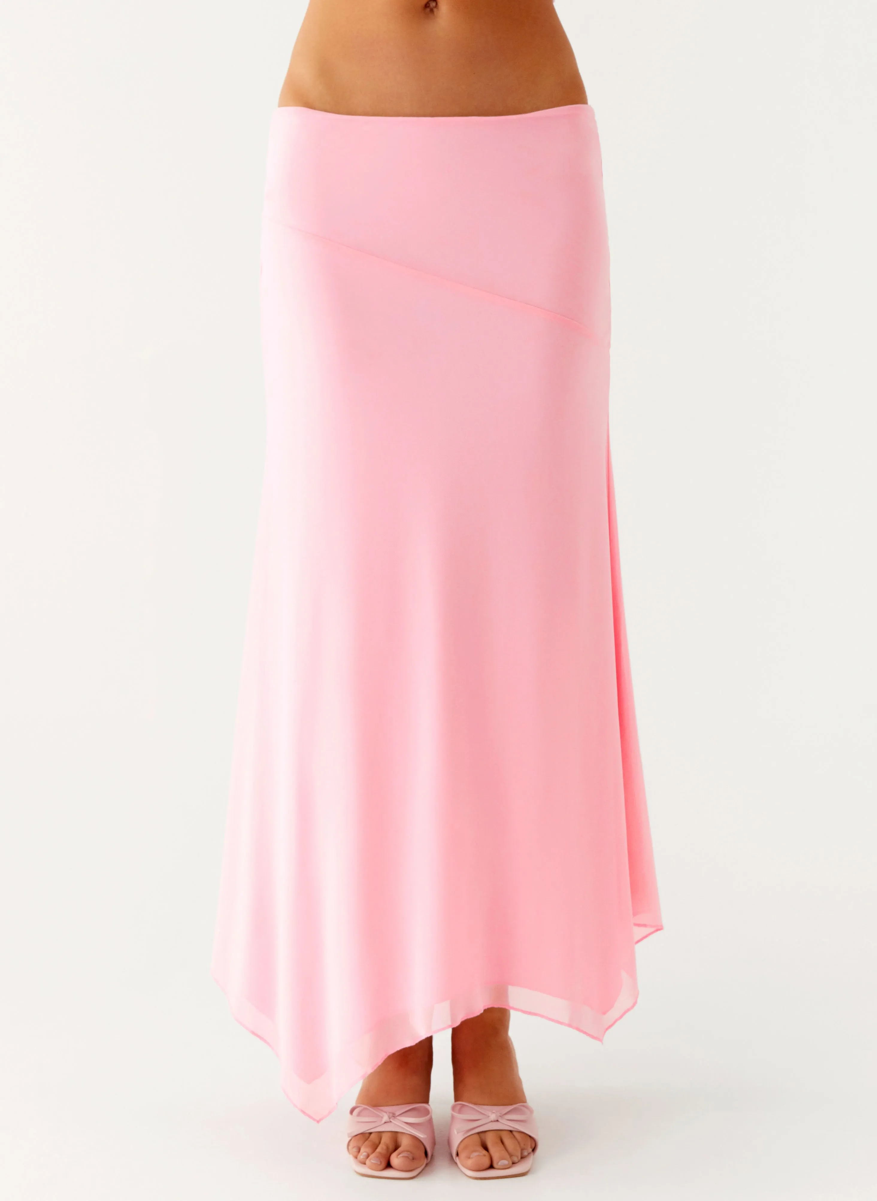 Performance Wear Kerrie Hanky Midi Skirt - Baby Pink