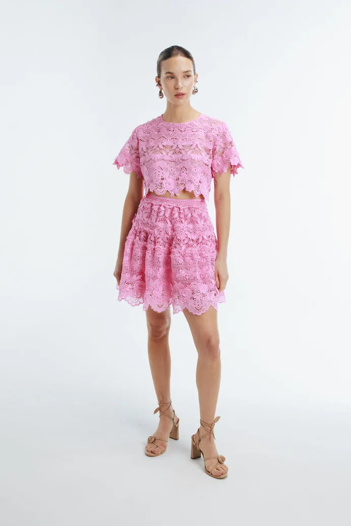 WaterproofTechnology HARPER MINI SKIRT ROSE