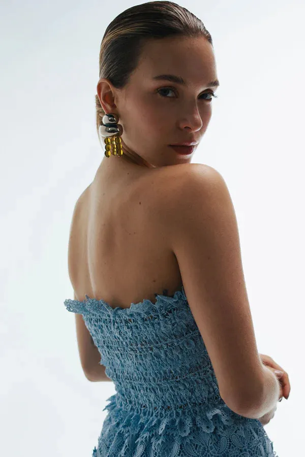 HARPER MINI SKIRT SKY Chilly Day Ready