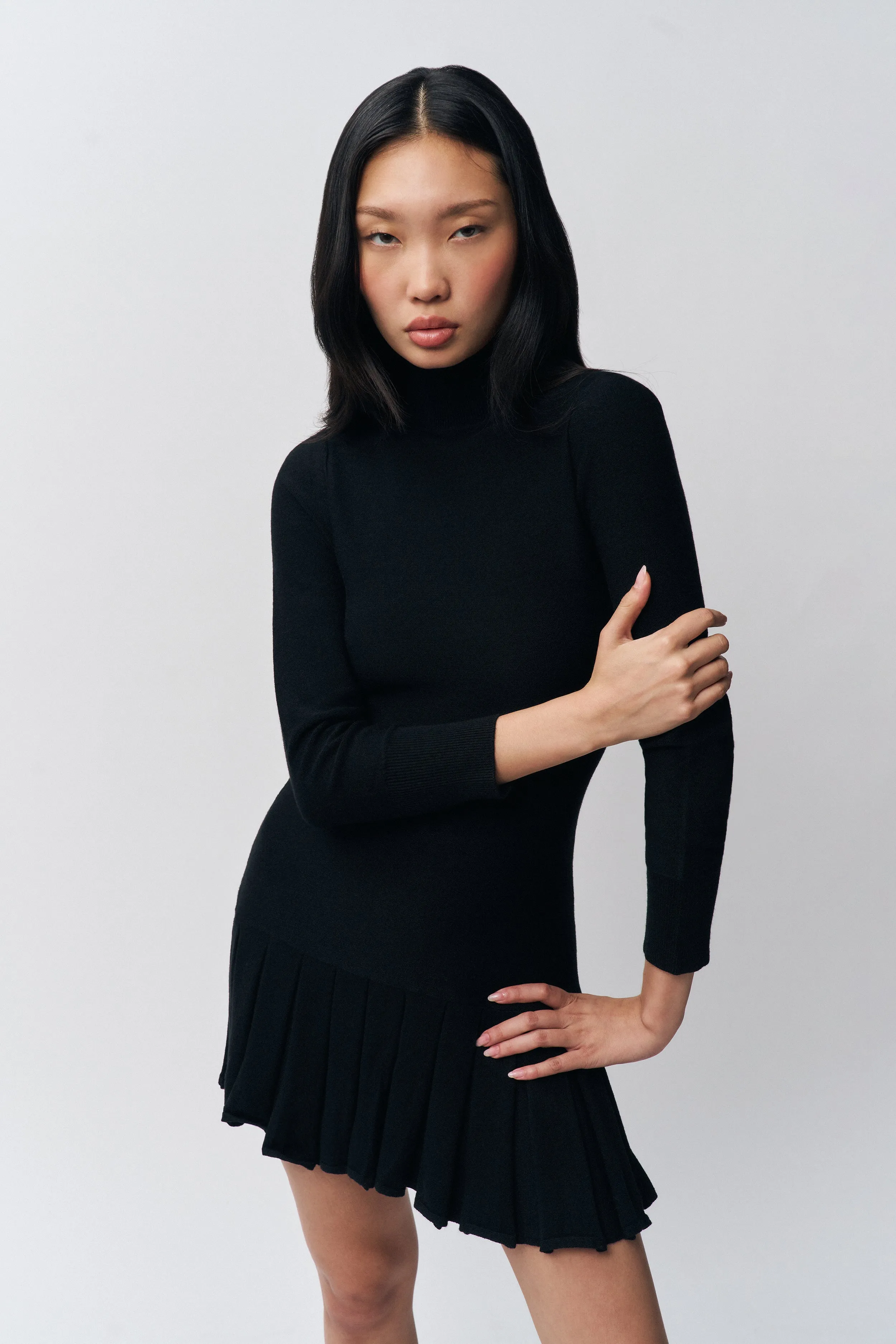 Hart Dress Matte Fabric Party outfit