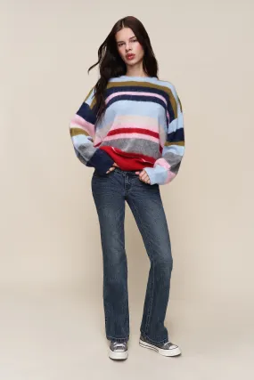 Chic Layer Hawley Oversized Stripe Wool Jumper