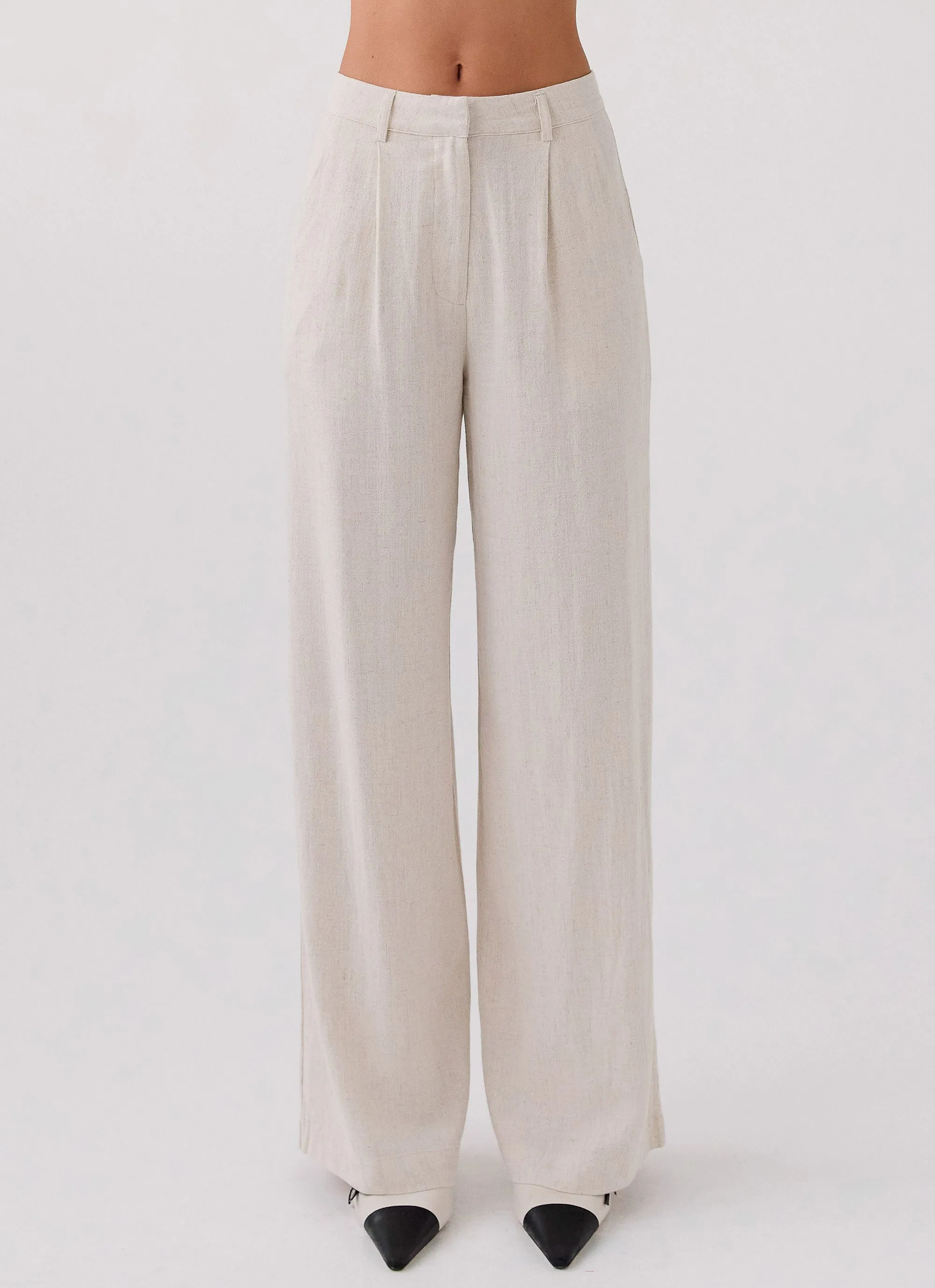 Heatwave Linen Pants - Oatmeal Eco Friendly Dyeing
