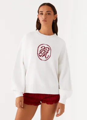 Autograph Oversized Sweater - Ivory All Ground windproof