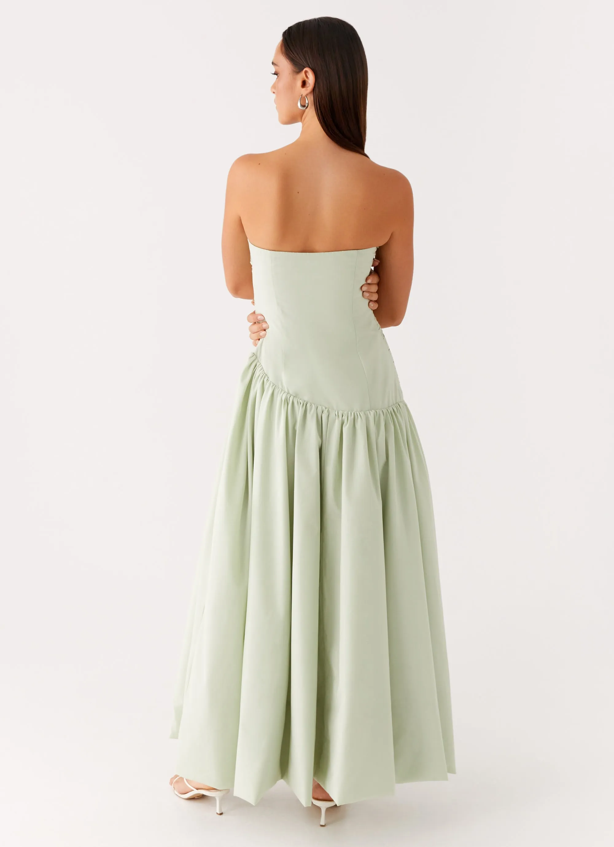 Relax Motion effortless grace Misa Bubble Maxi Dress - Mint