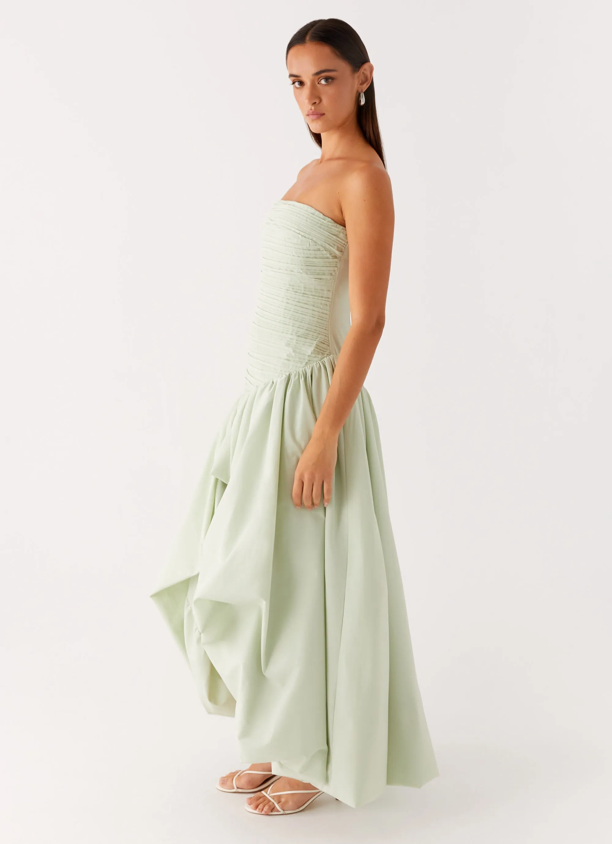 Night Charm Misa Bubble Maxi Dress - Mint