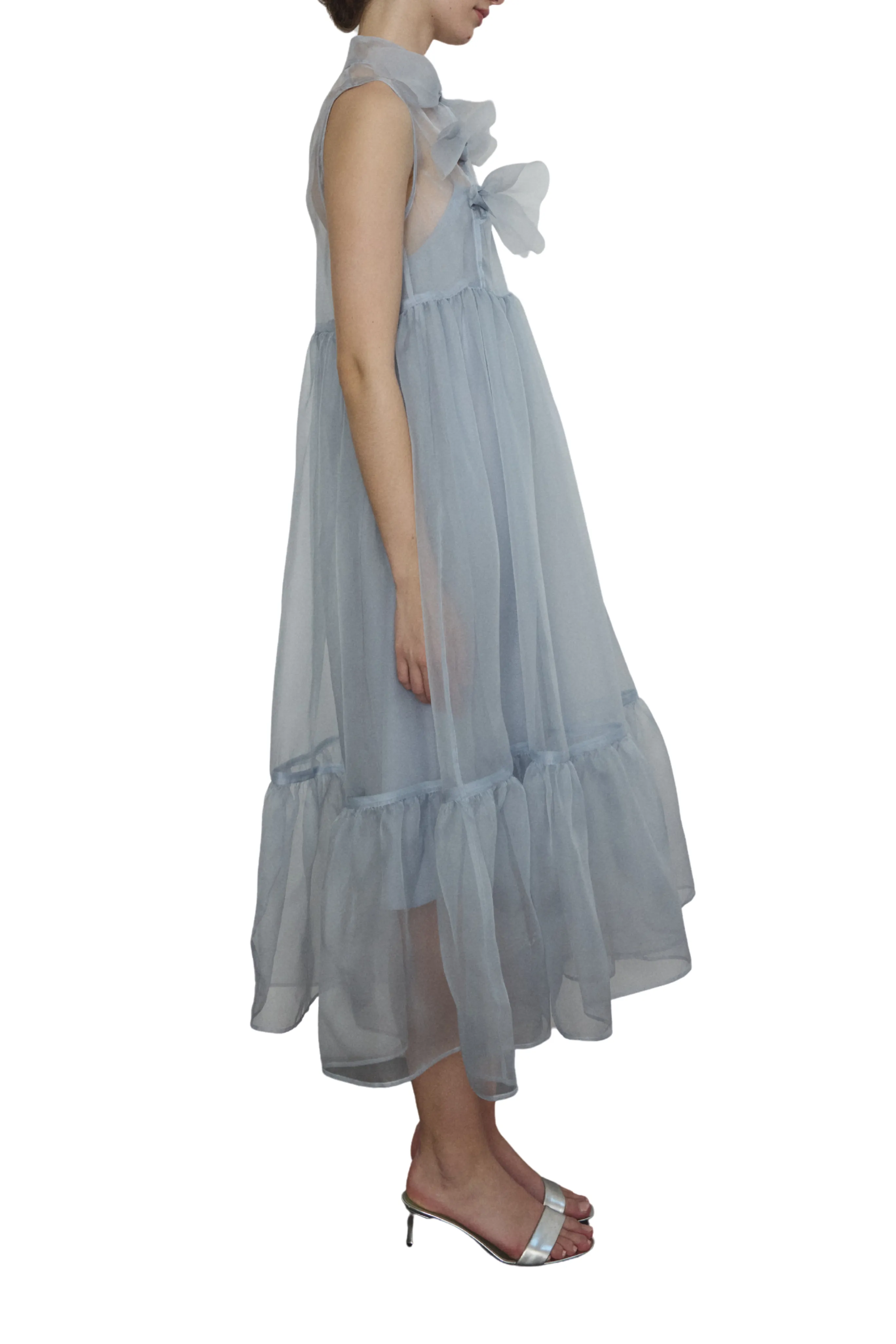 Mae Dress - Powder Blue Vintage feel