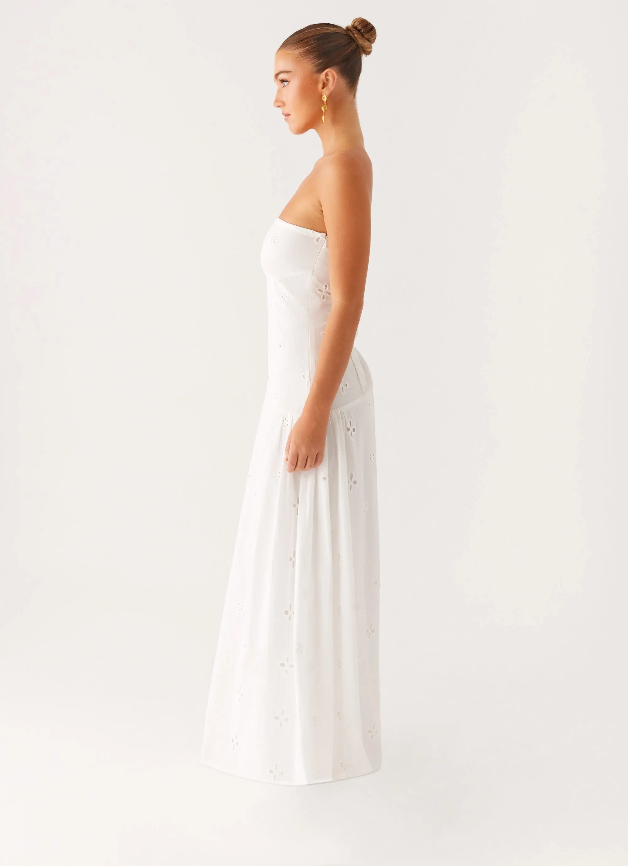 Lounge Moment Sunkissed Maxi Dress - Ivory