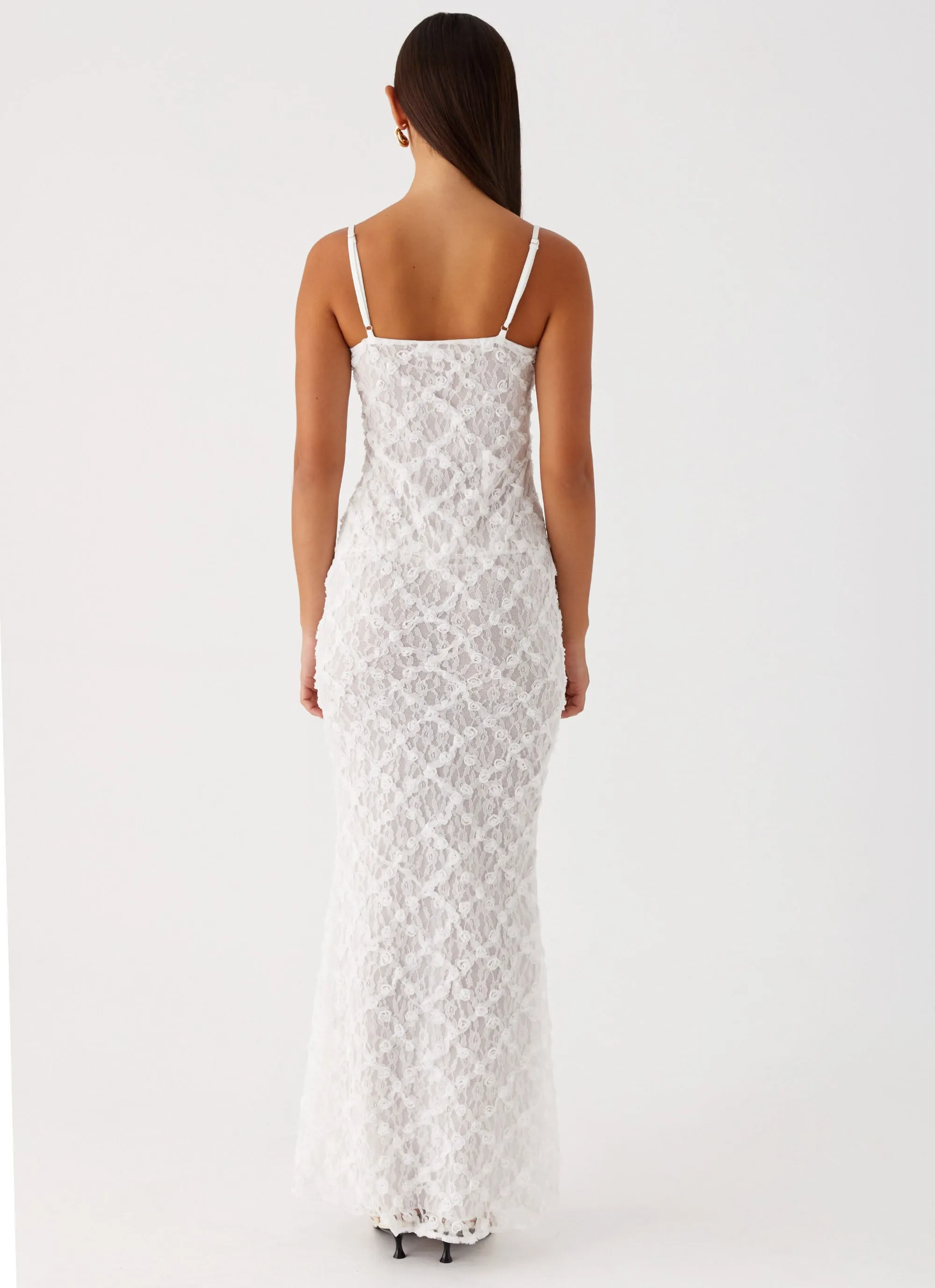 That Girl Maxi Dress - White Refined Cut