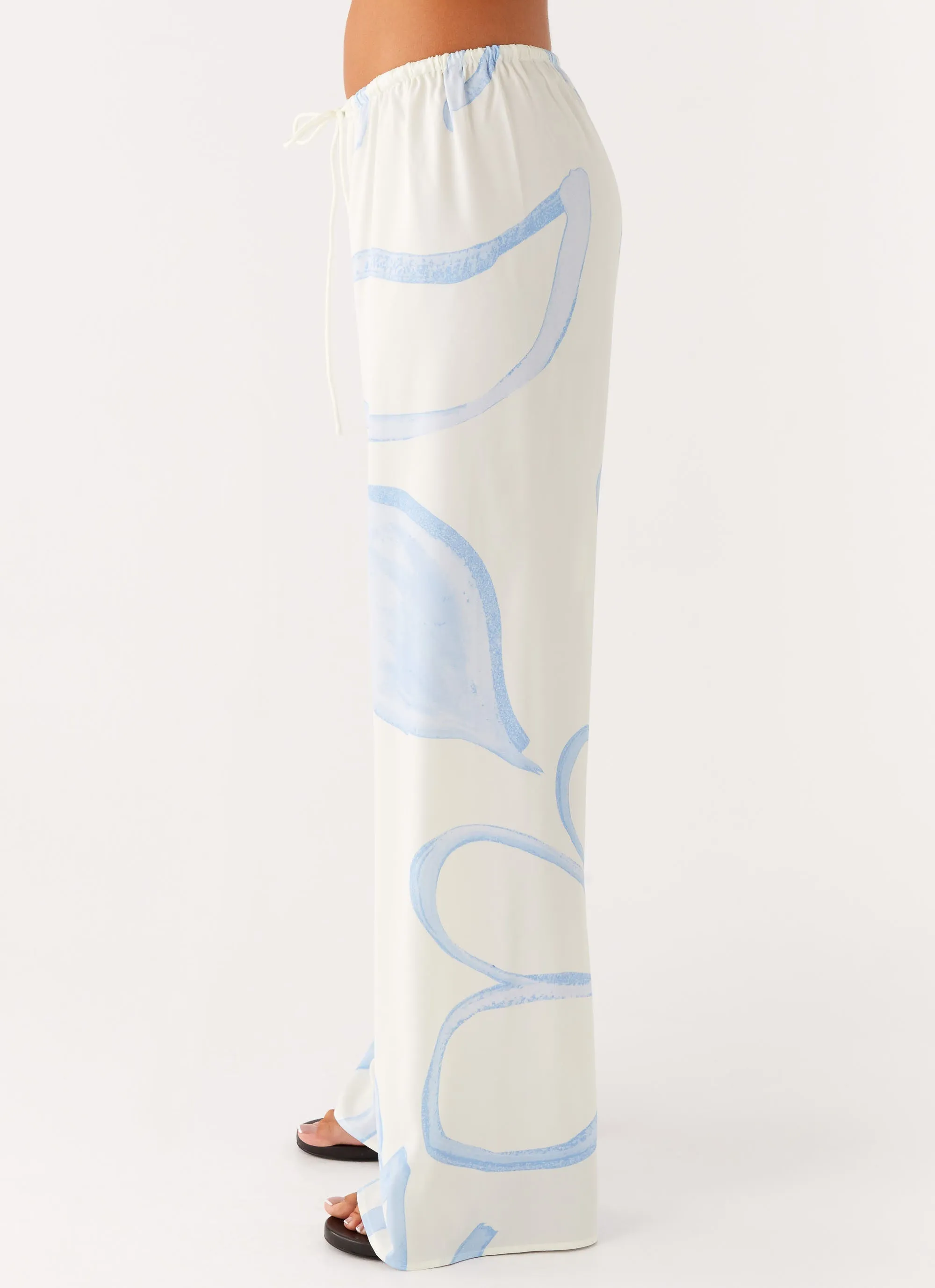 Deacon Low Rise Pants - Bloom Wave Print WaterRepellentCoating