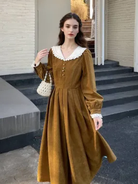 Ready Glow Feather Light Renata V-Neck Ruffle Dress