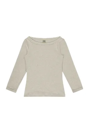 Steffi Tee in Heather Grey NonRestrictive Cut