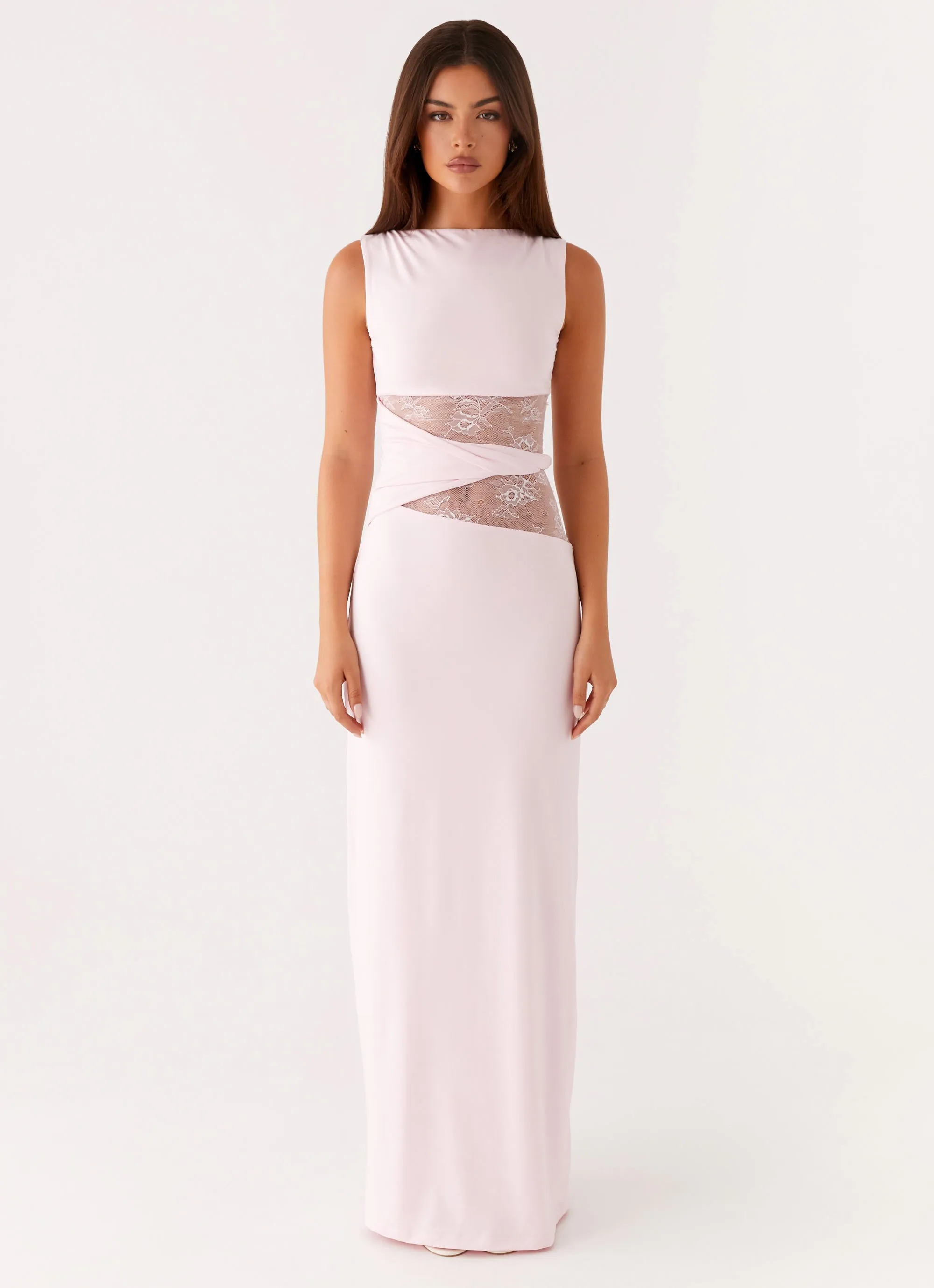 Relaxed Fit Look Karma Maxi Dress - Pink