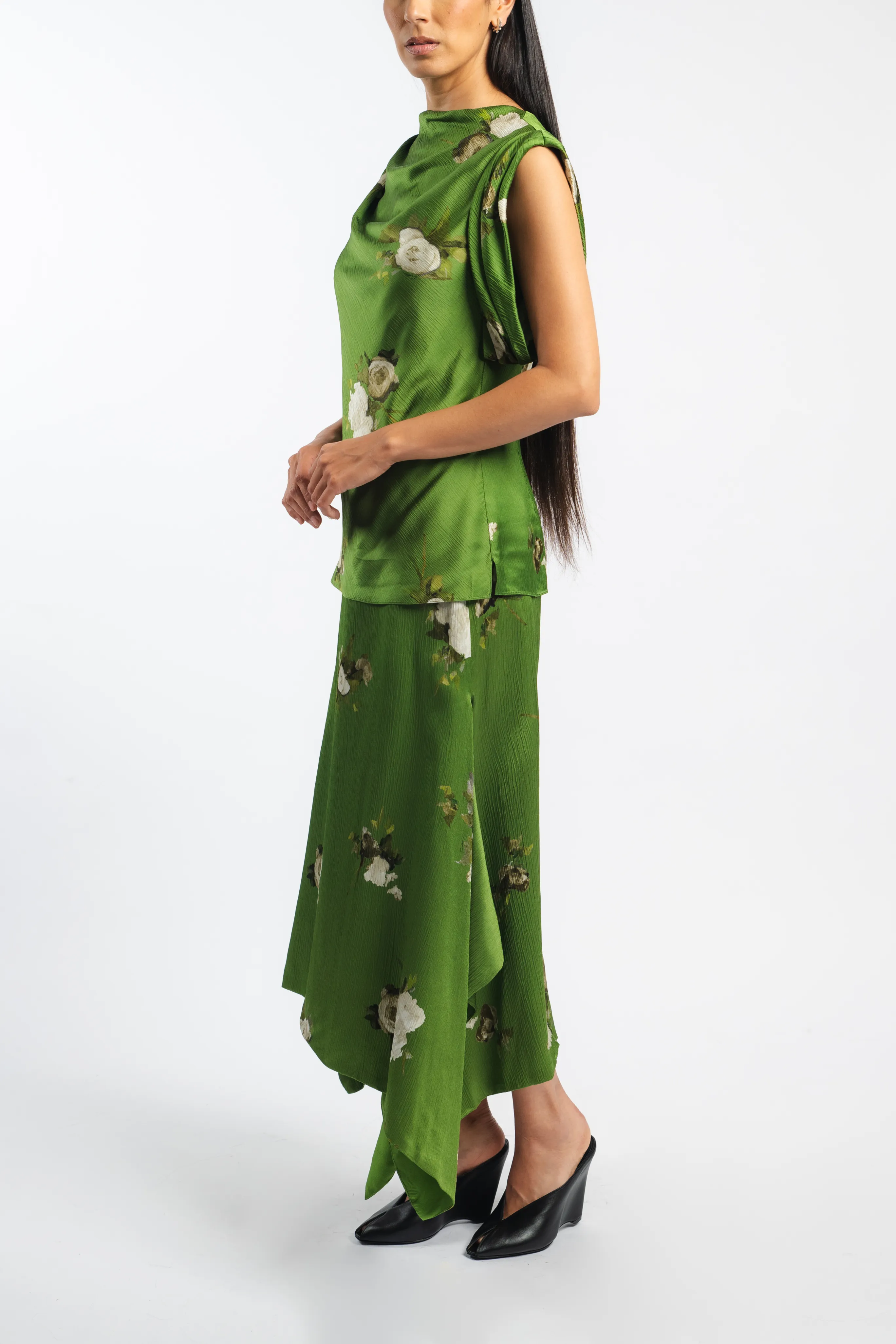 Casual Tee Floral Short Sleeve Top