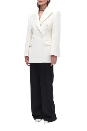 Notch Lapel Hourglass Tuxedo Blazer