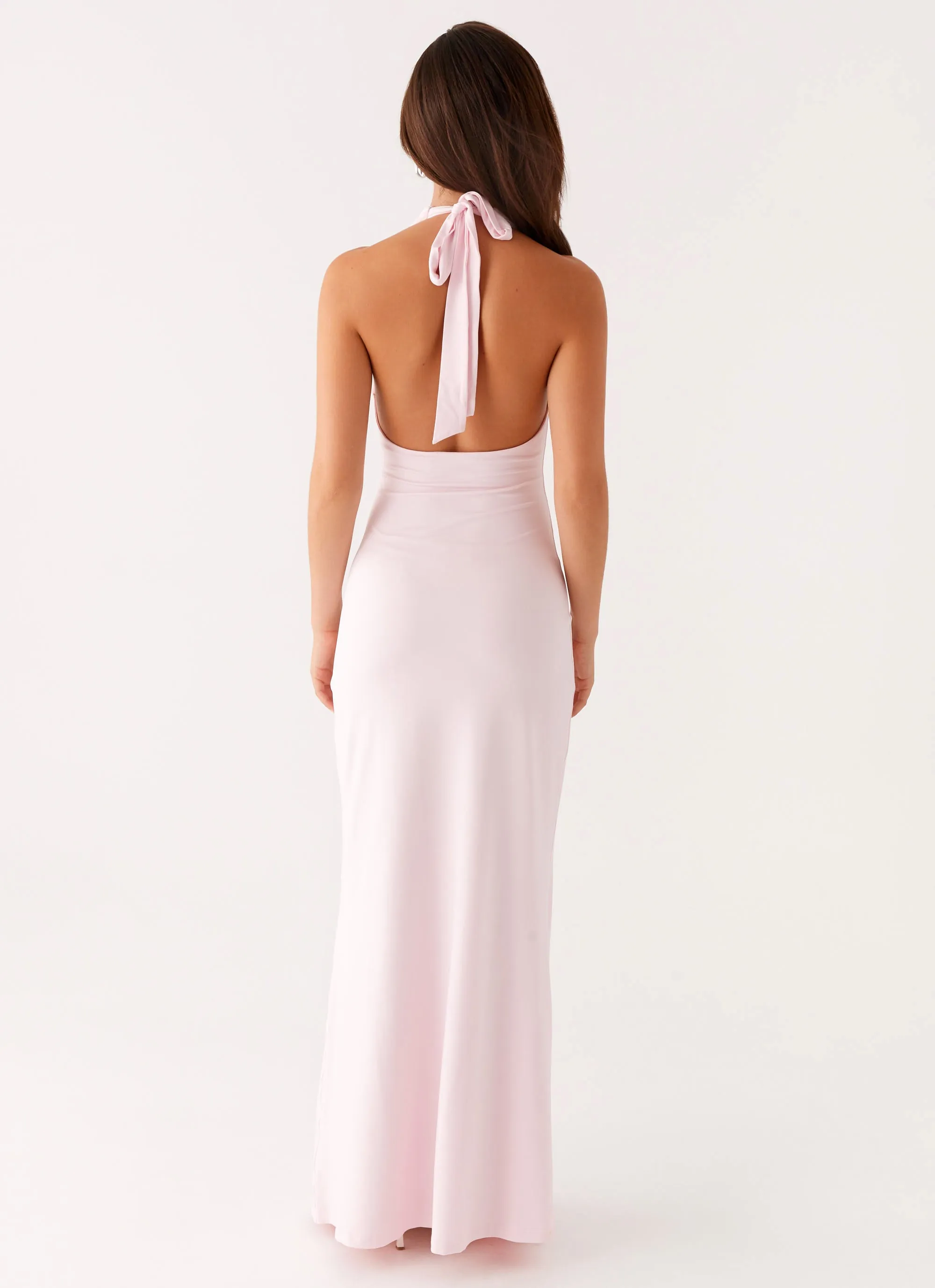Midi-Length Nicola Maxi Dress - Pink