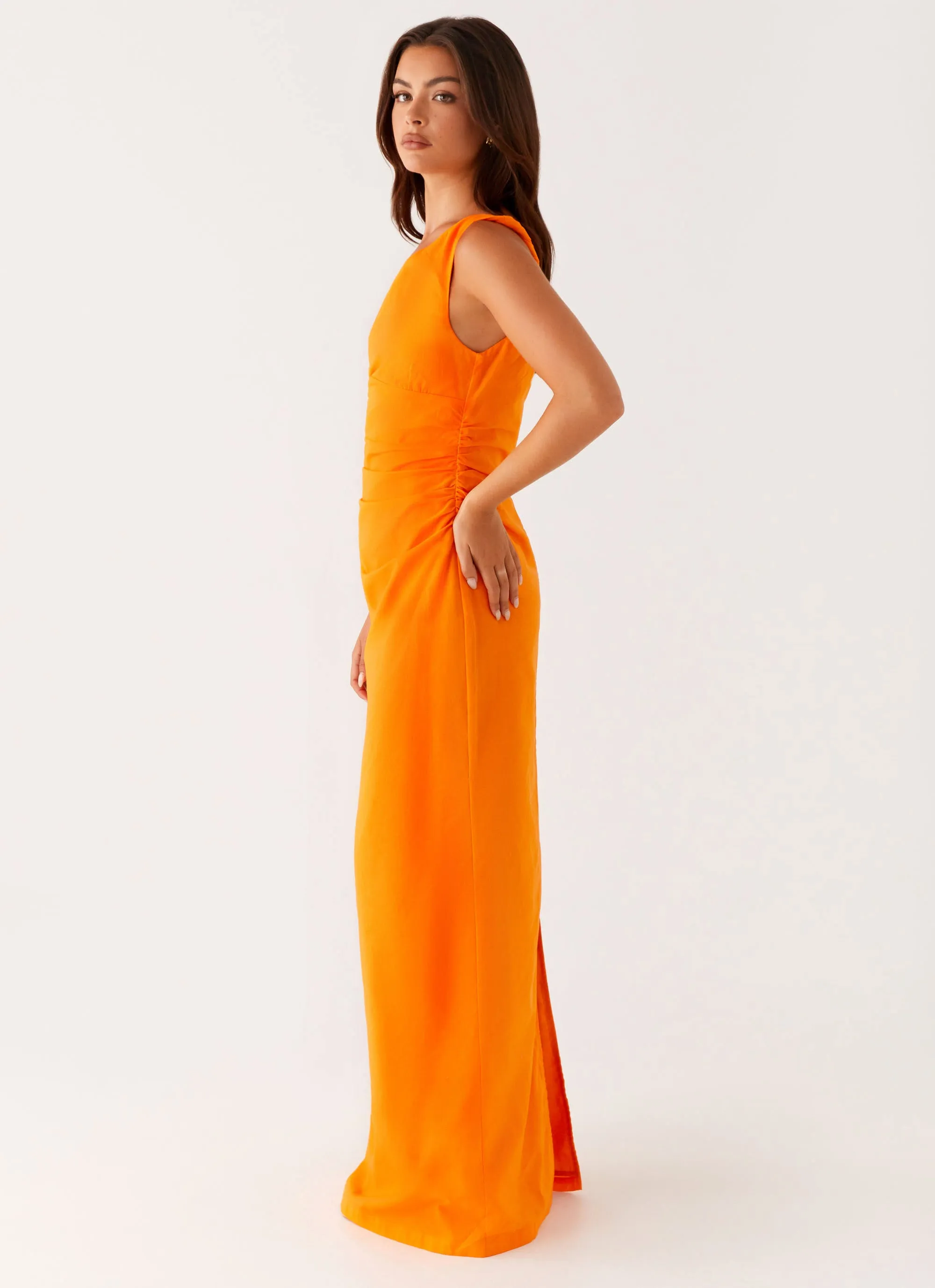 Ignite Maxi Dress - Orange Form Focus