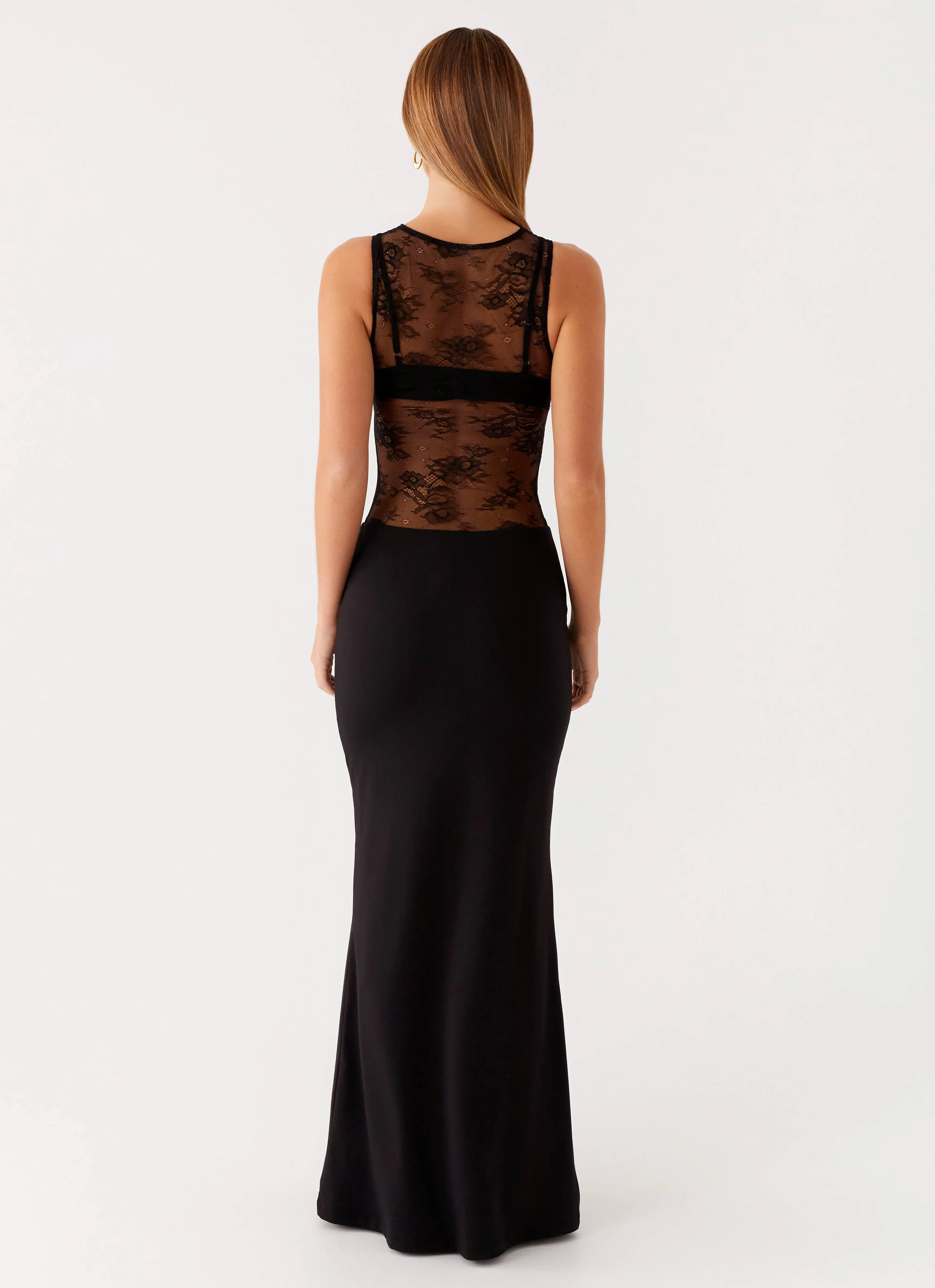 Relax Form Imperial Maxi Dress - Black