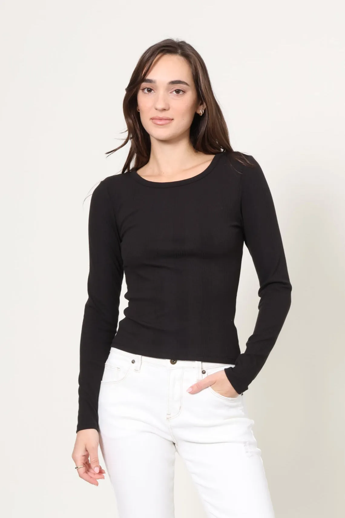 Infinity Fitted Long Sleeve Tee DroppedShoulder MultiPurposeUtility