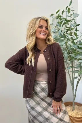 Inside Out Cardigan Curved Hemline