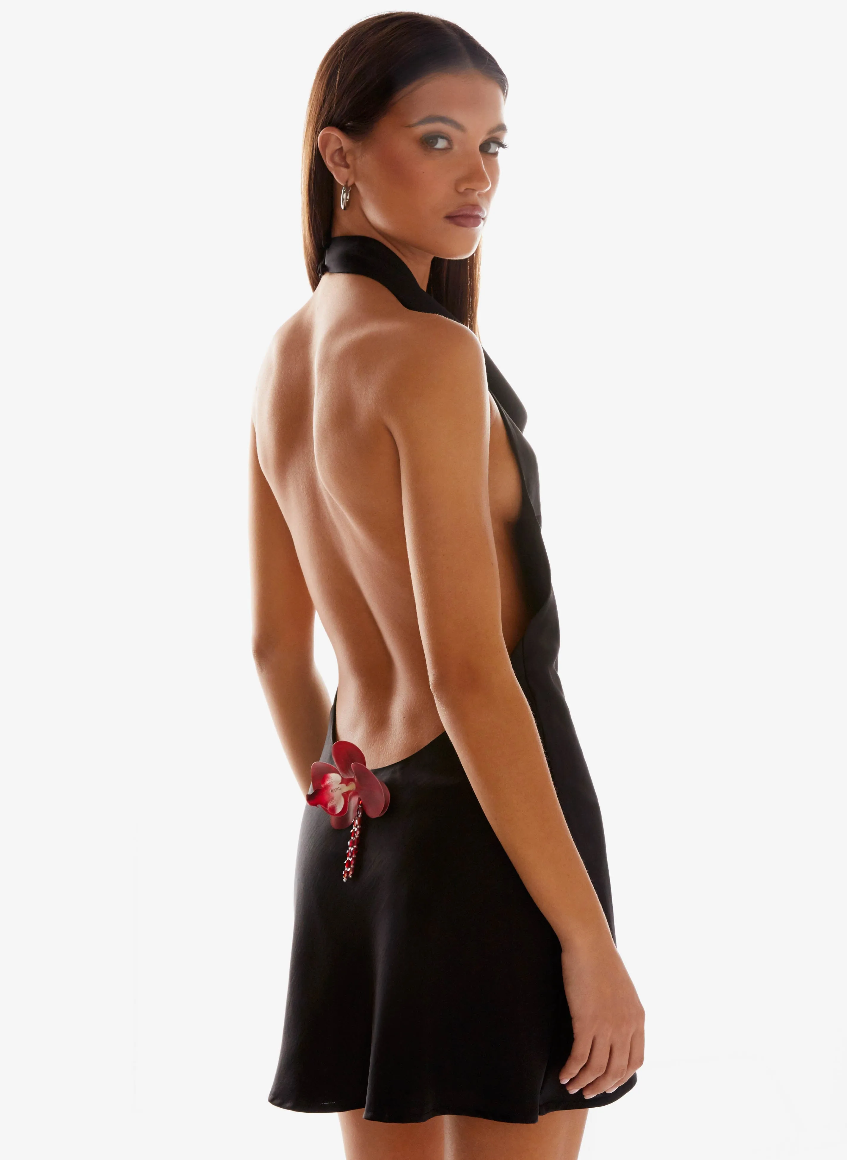 Fresh Combo High-Fashion Iridessa Mini Dress - Black