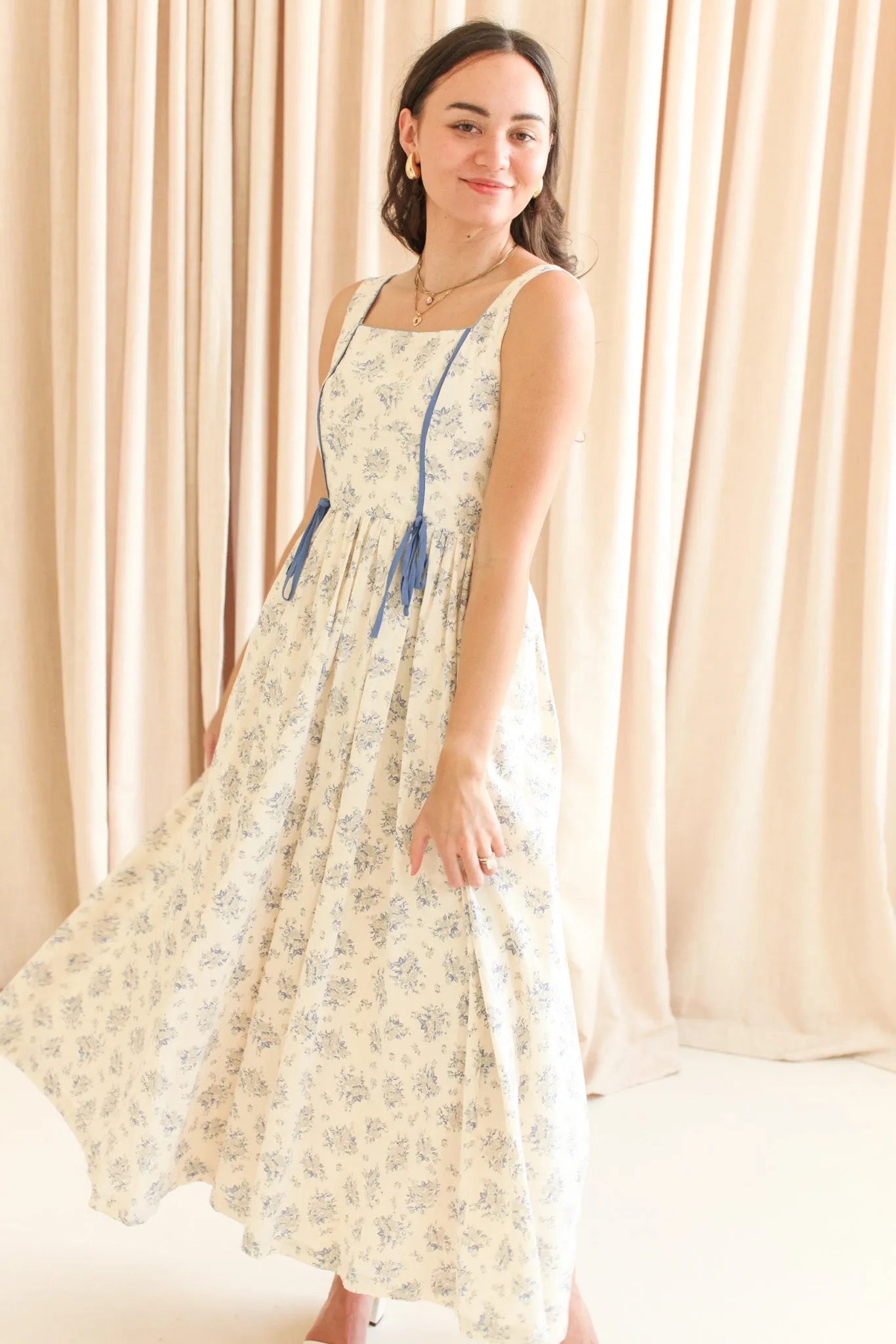 Bright Mood Isla Floral Tank Dress