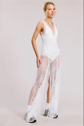 Wanted & Wild Dress- White Slim Form