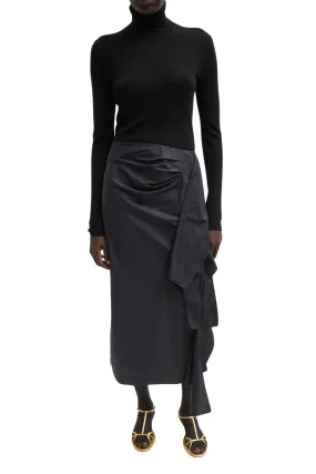 casual finish Italian Sporty Nylon Ribbon Skirt