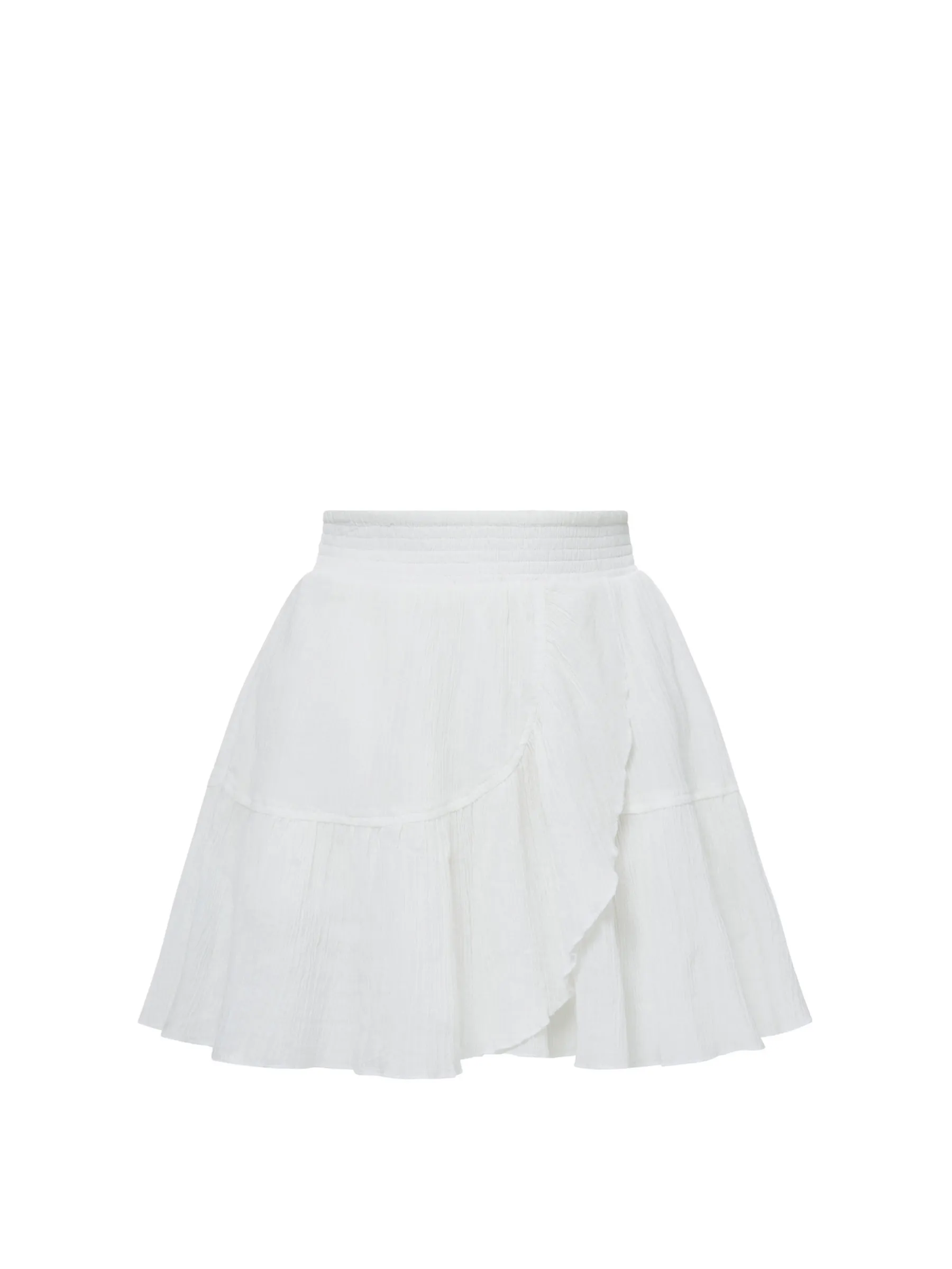 Izzy Skirt In Fresh White Erasable Crease
