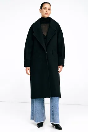 Jackie Coat Microfiber Material