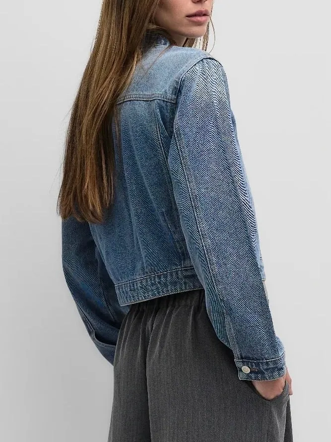Jamie Denim Jacket Cozy Street Style
