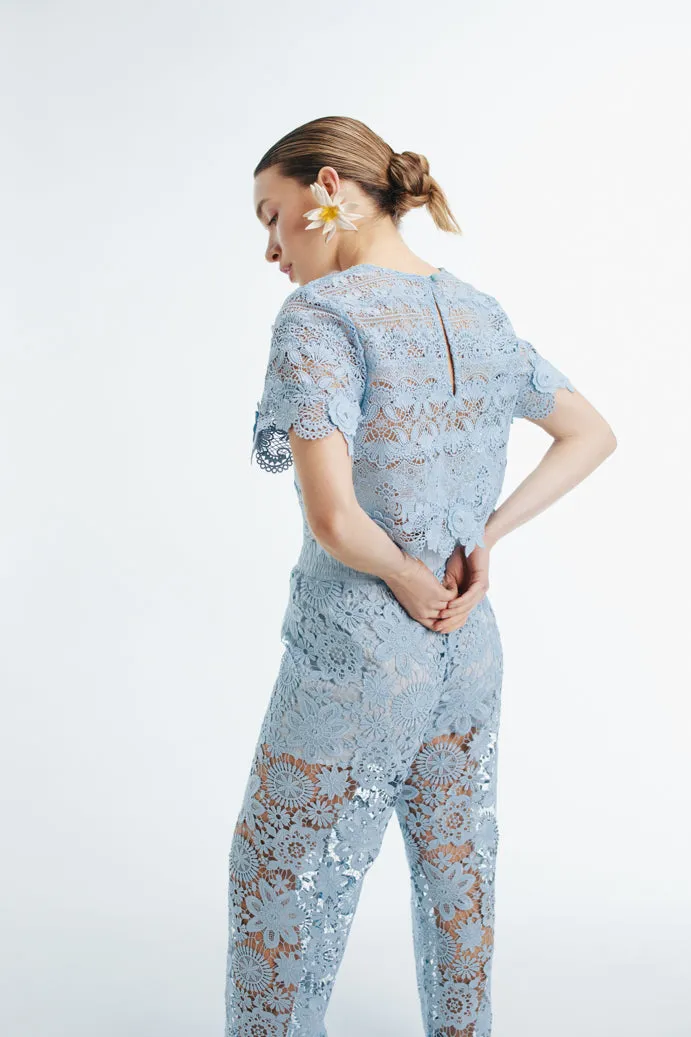 Essential Fit Anti Static Lining JANE PANTS SKY