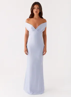 Jenner Maxi Dress - Blue Polished Look