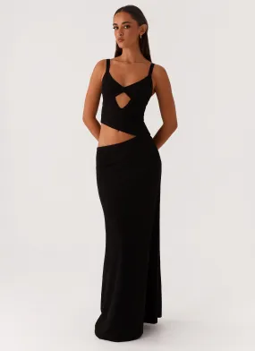 Walk Grace Jocelyn Maxi Dress - Black