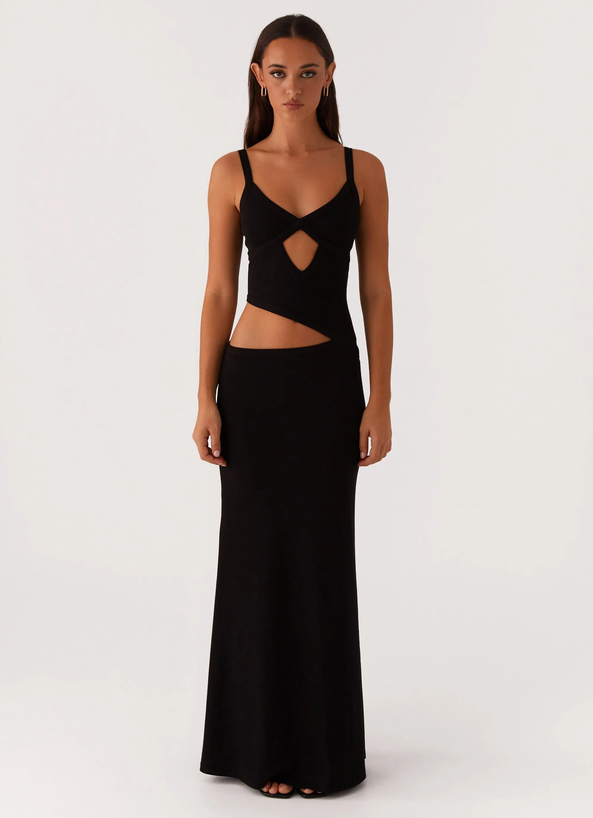 Jocelyn Maxi Dress - Black Vibrant Wear Pure Piece