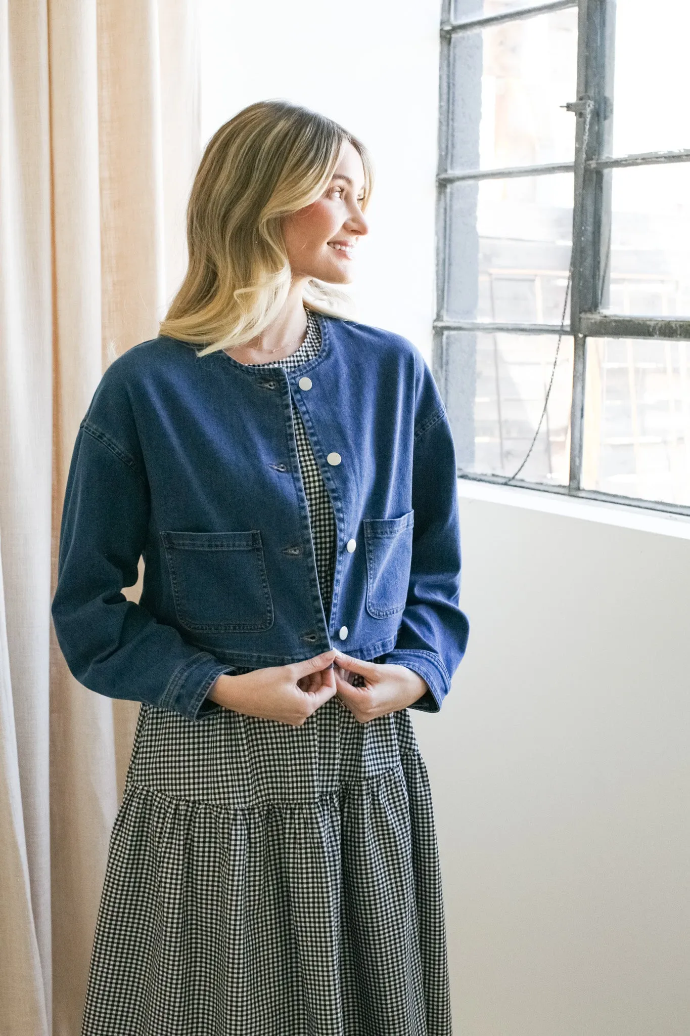 Transitional Wear Wind Blocking Fabric Jordan Denim Jacket