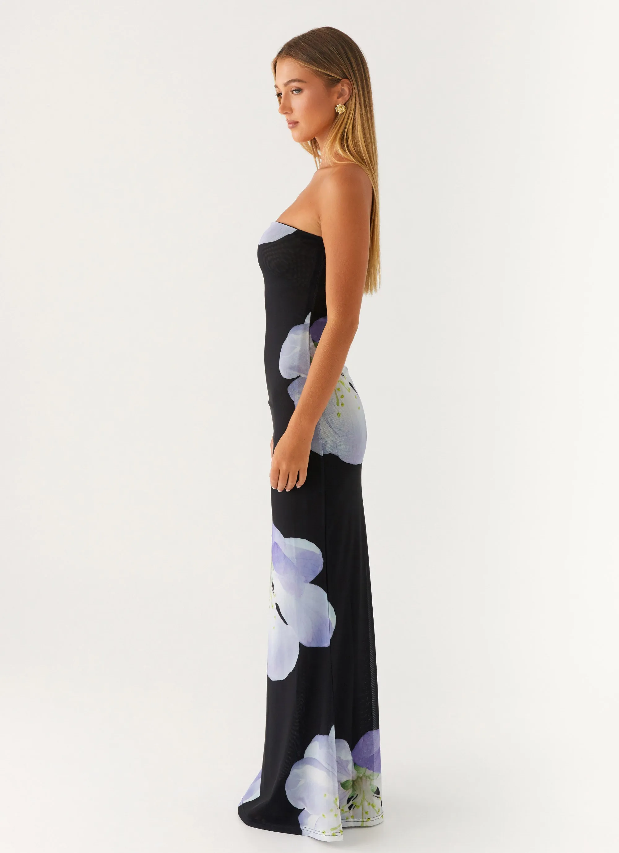 Easy Layering Pure Stitch Jorja Maxi Dress - Flower Print