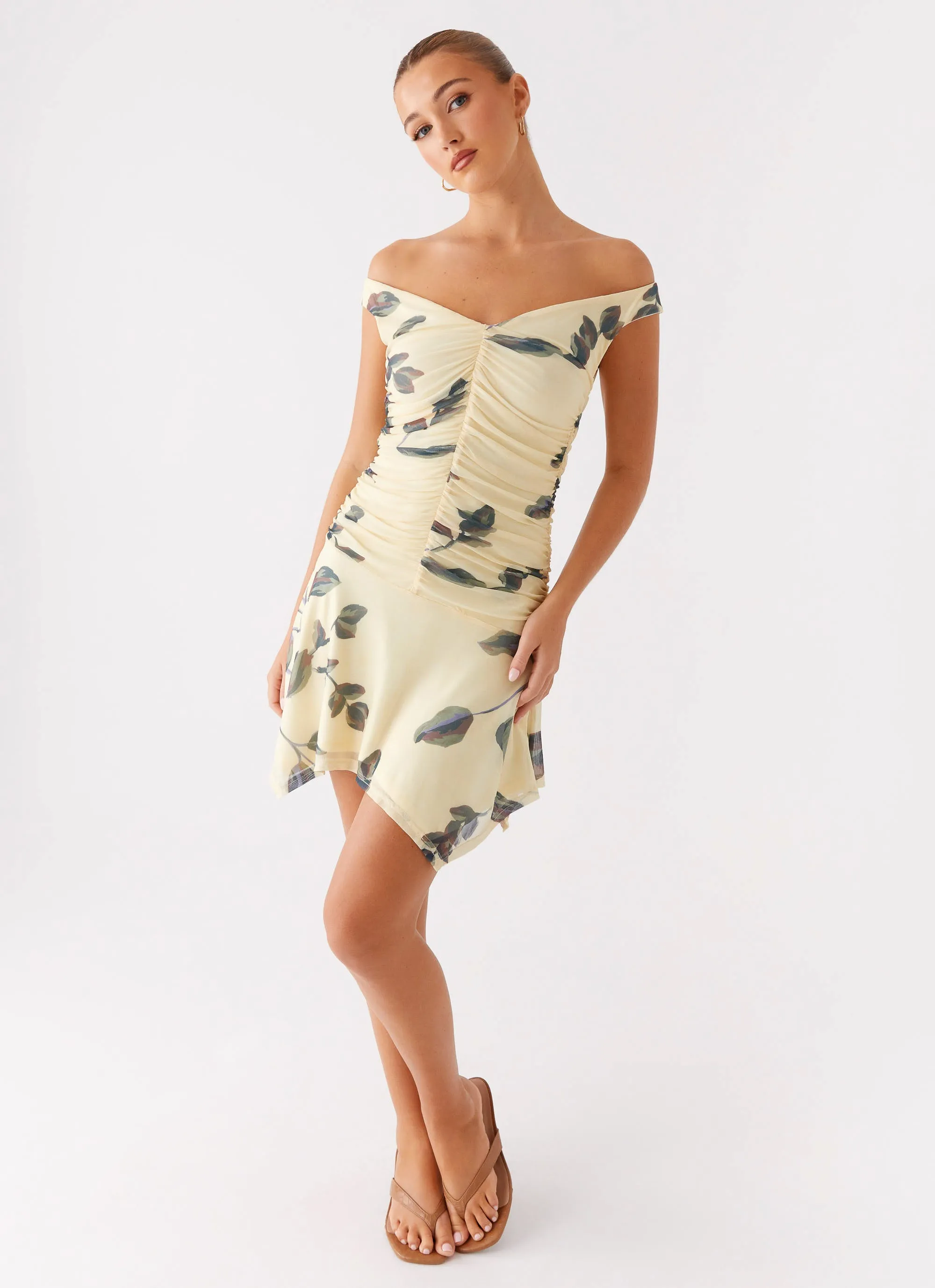 Josette Mini Dress - Buttercream Bliss Animal Print Weekend Favorite