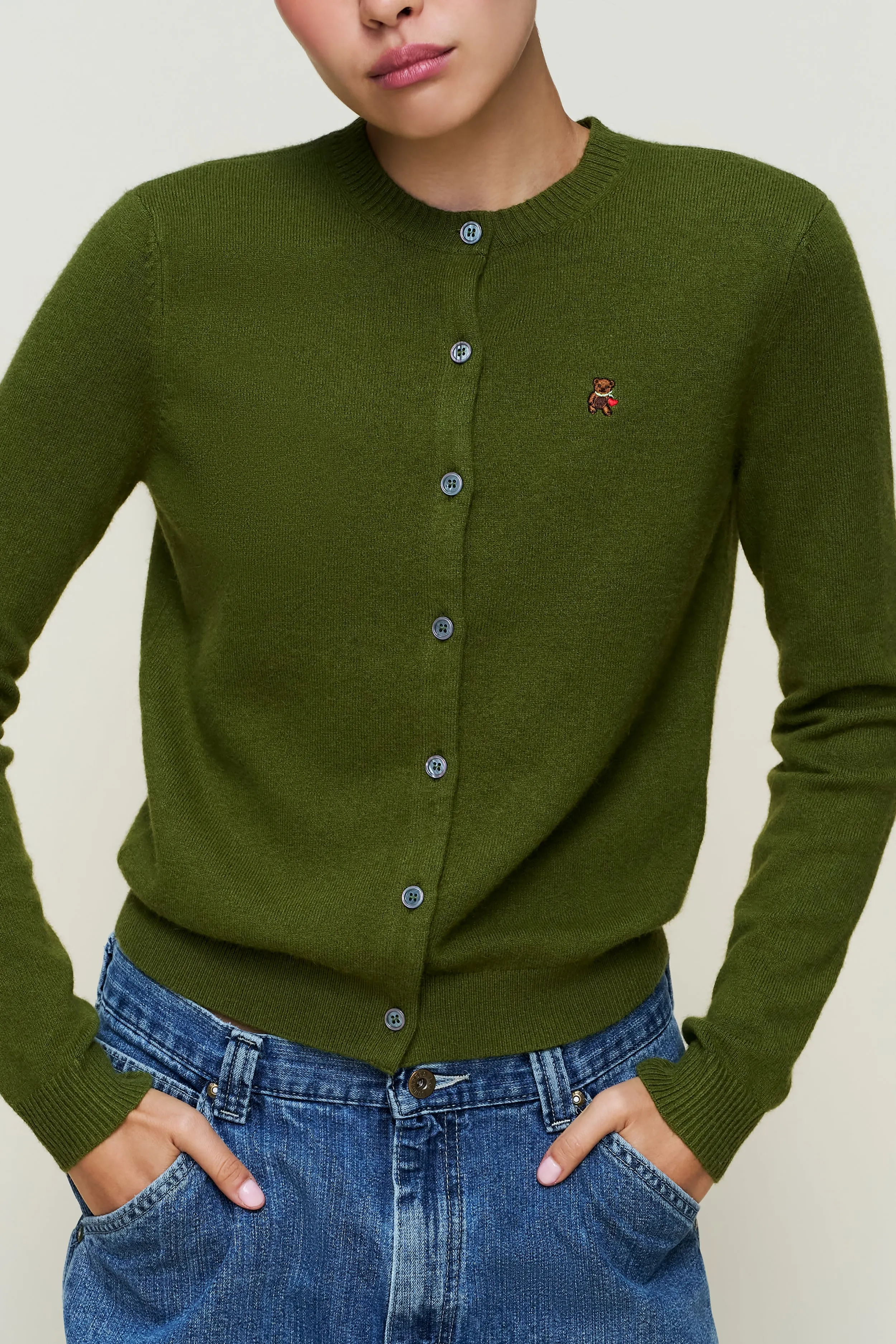 June Relaxed Wool Cardigan Office Comforted