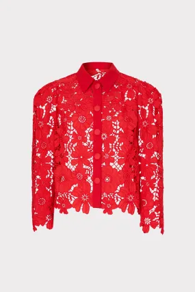 Reinforced Hems June Roja Lace Top