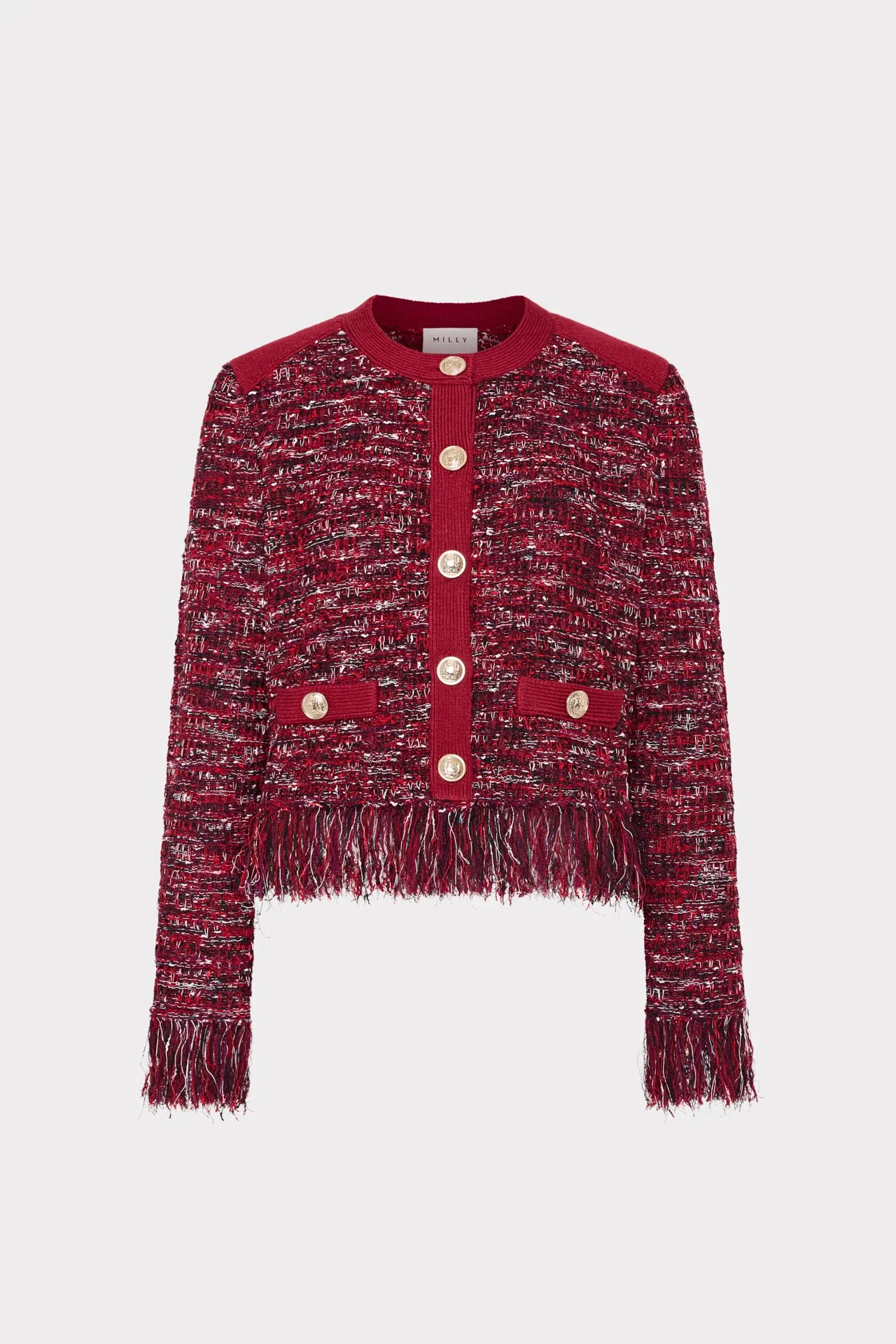 Kaia Textured Knit Cardigan Jacket Warmth Retention