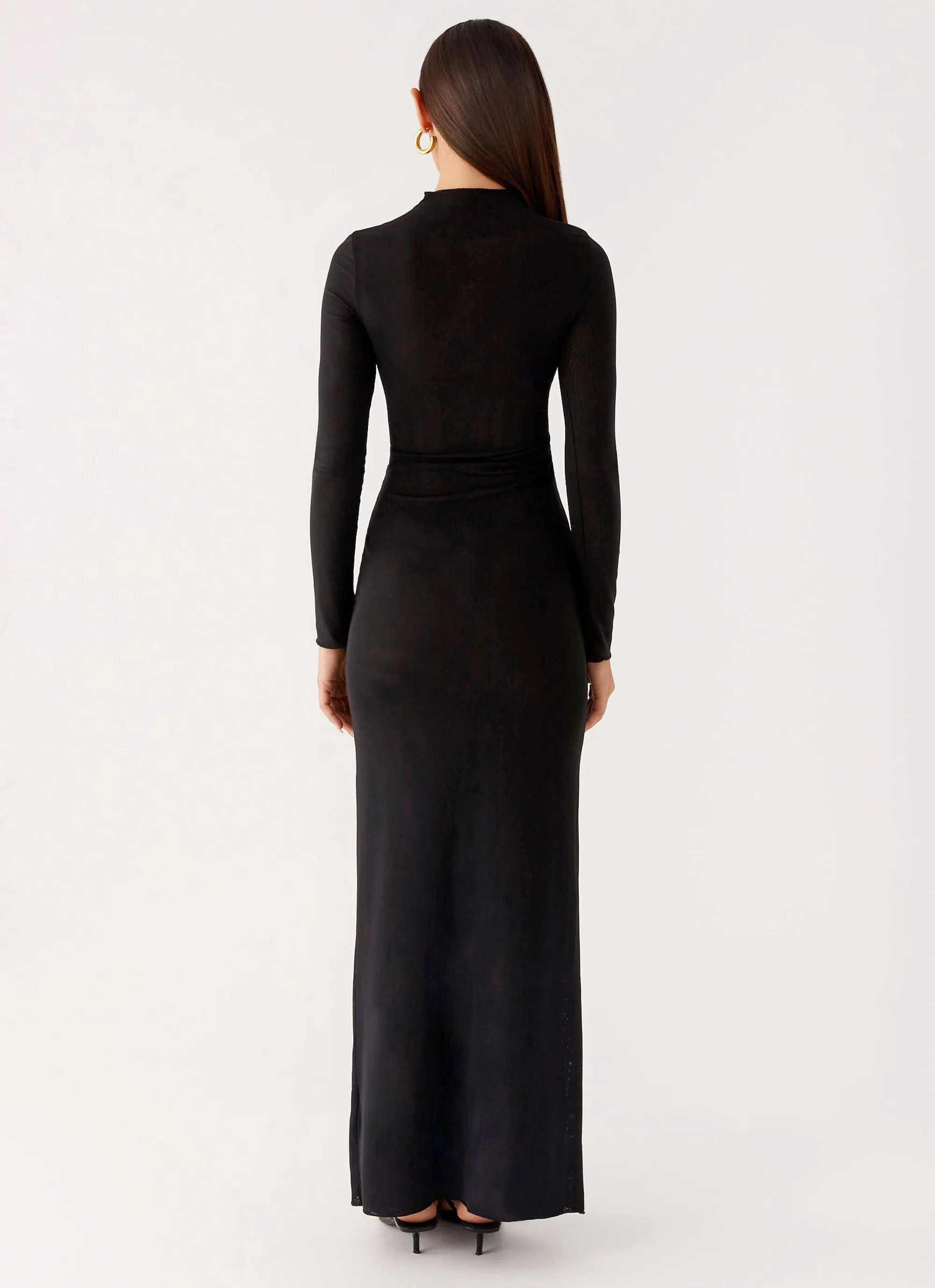 Kamora Maxi Dress - Black Boho Mood Calm Grace