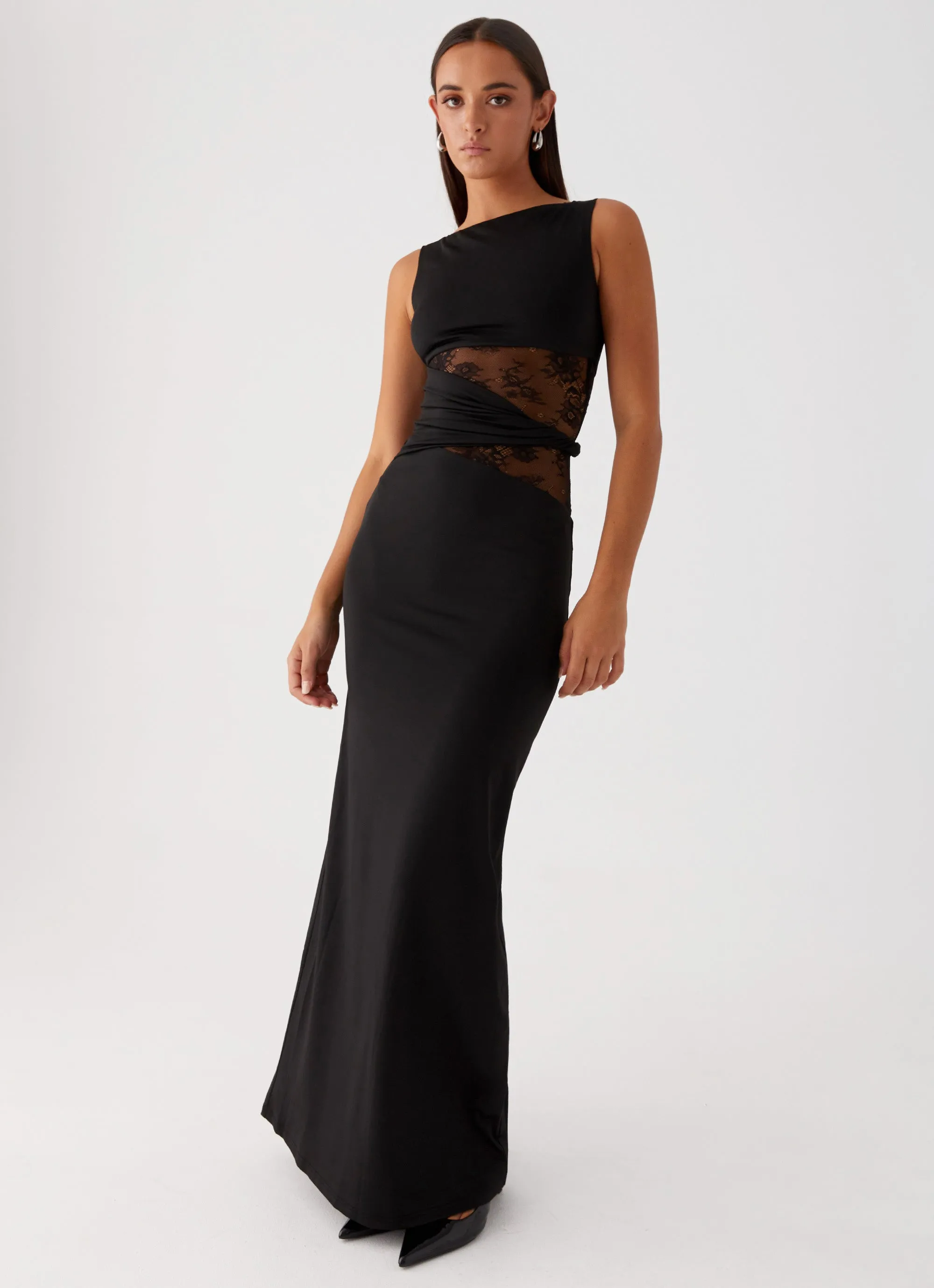 Karma Maxi Dress - Black Runway-Ready